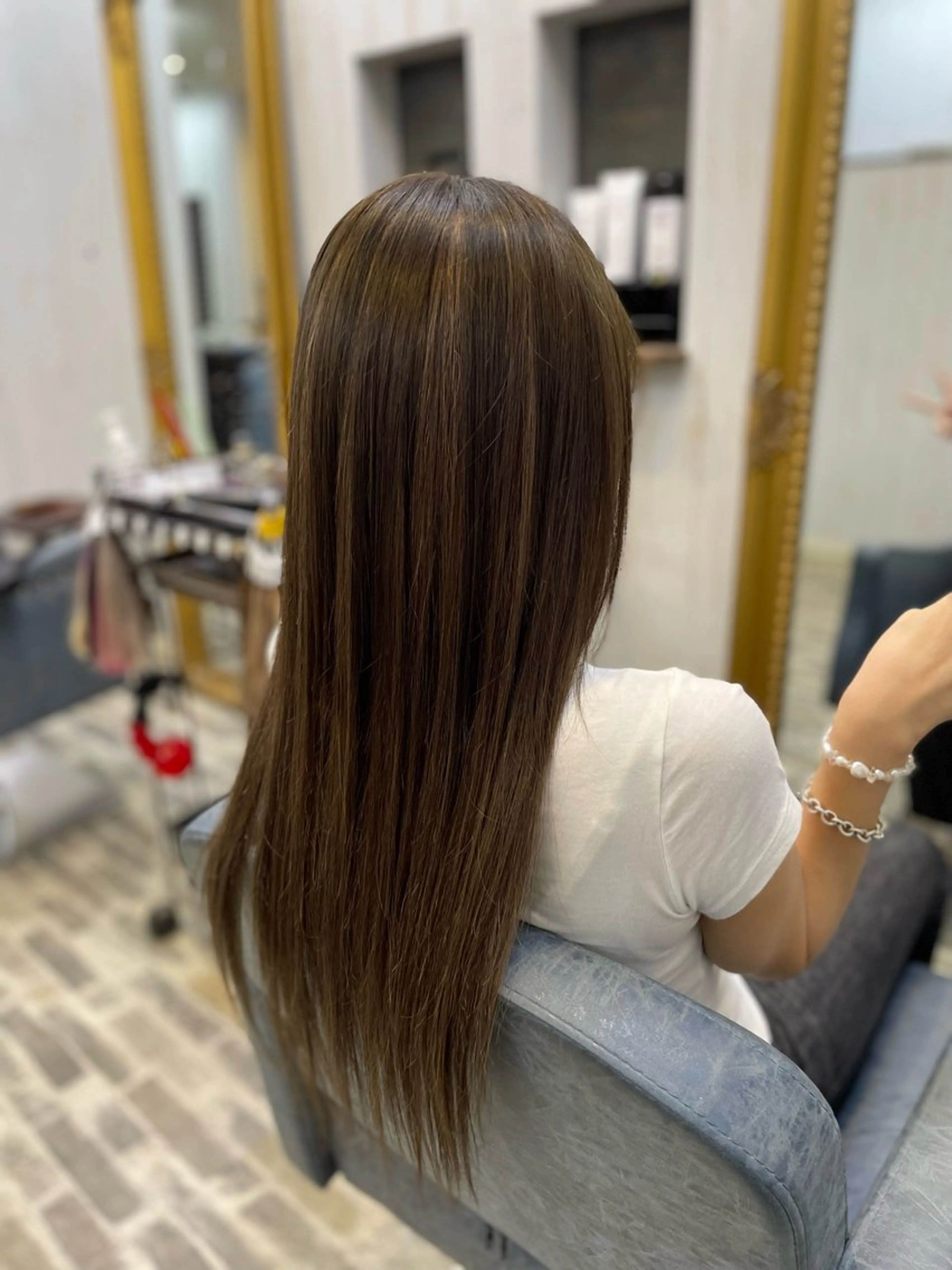 ロング シールエクステ エクステ 姫路アンメリーアン ダンのヘアスタイル