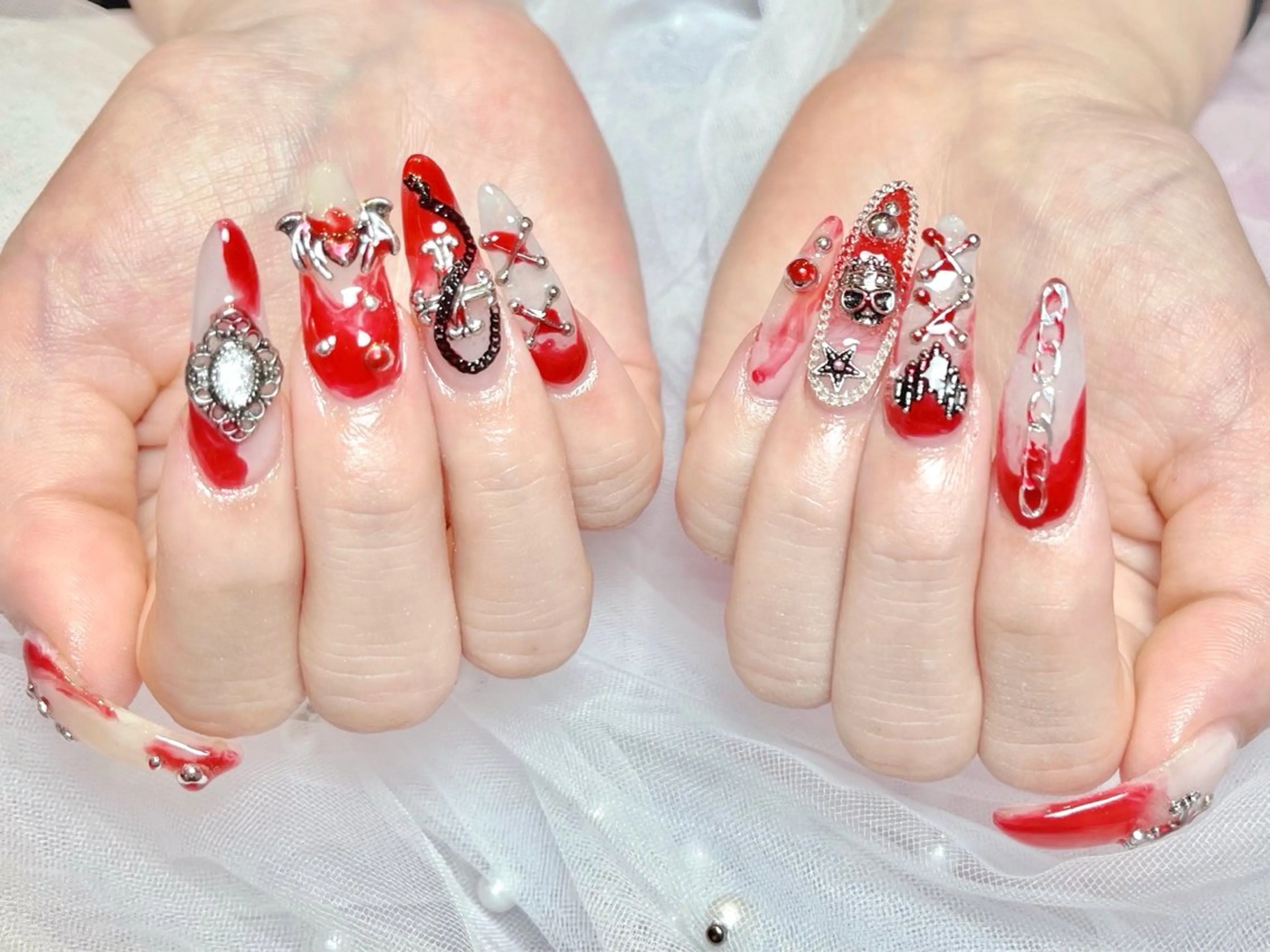 ネイル 持ち込み ピンキー 池田公園店のネイルデザイン