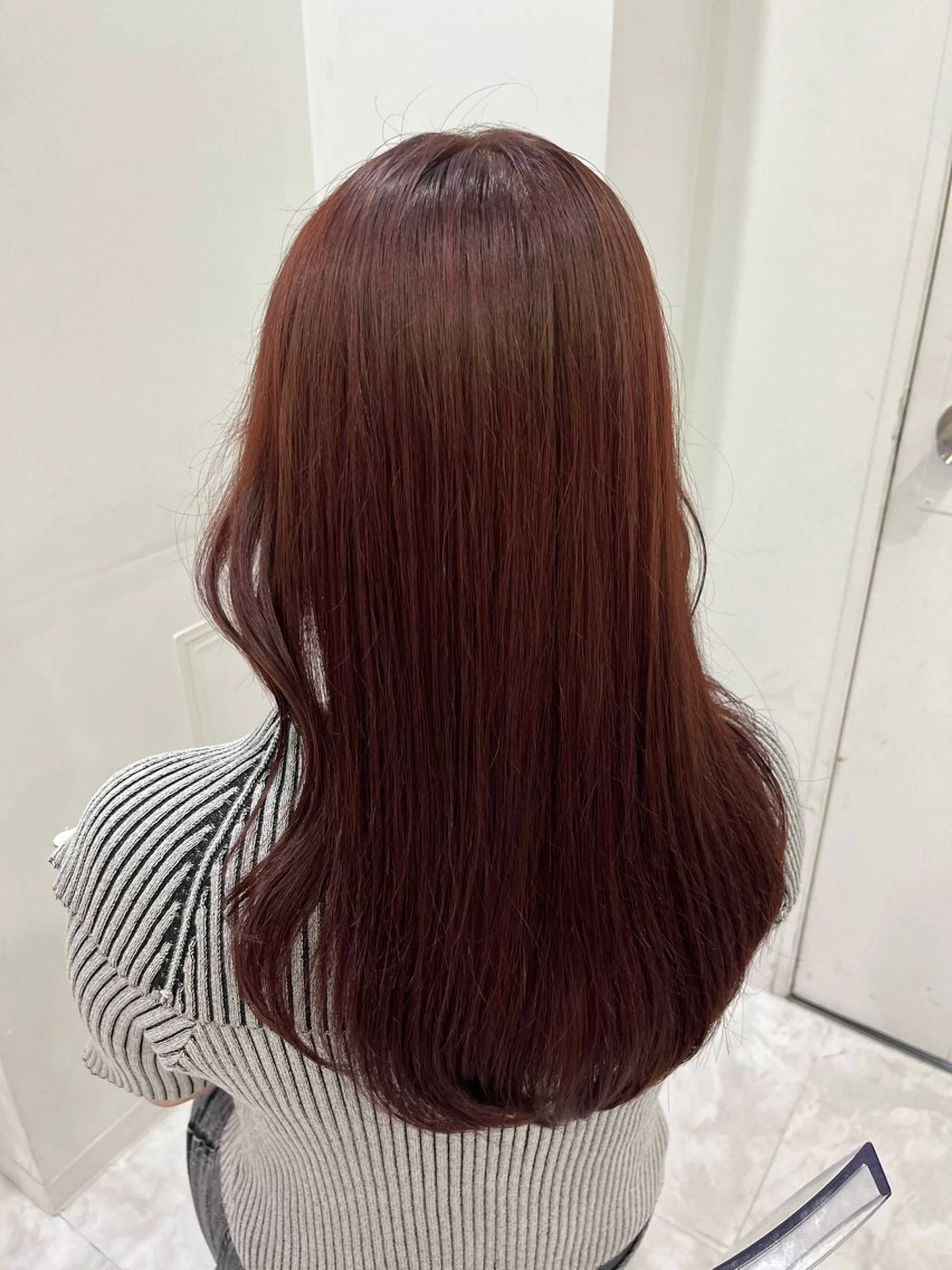 ロング カラー ヘアカラー トリートメント ガーリー♡女の子っぽ ヘア♡ピンクカラー♡のヘアスタイル