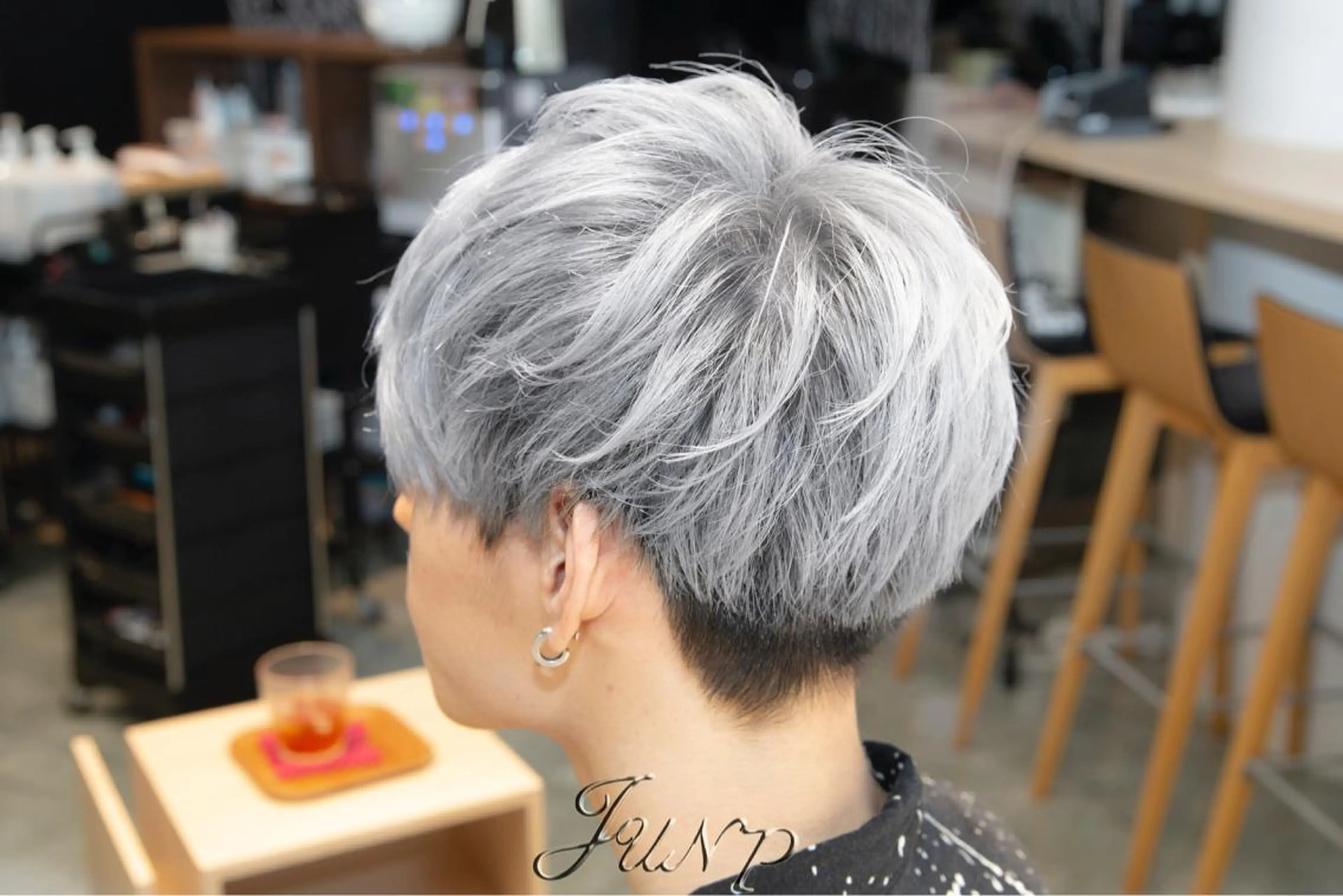 ショート カラー メンズ Re:ta Hair 飯田淳平のヘアスタイル