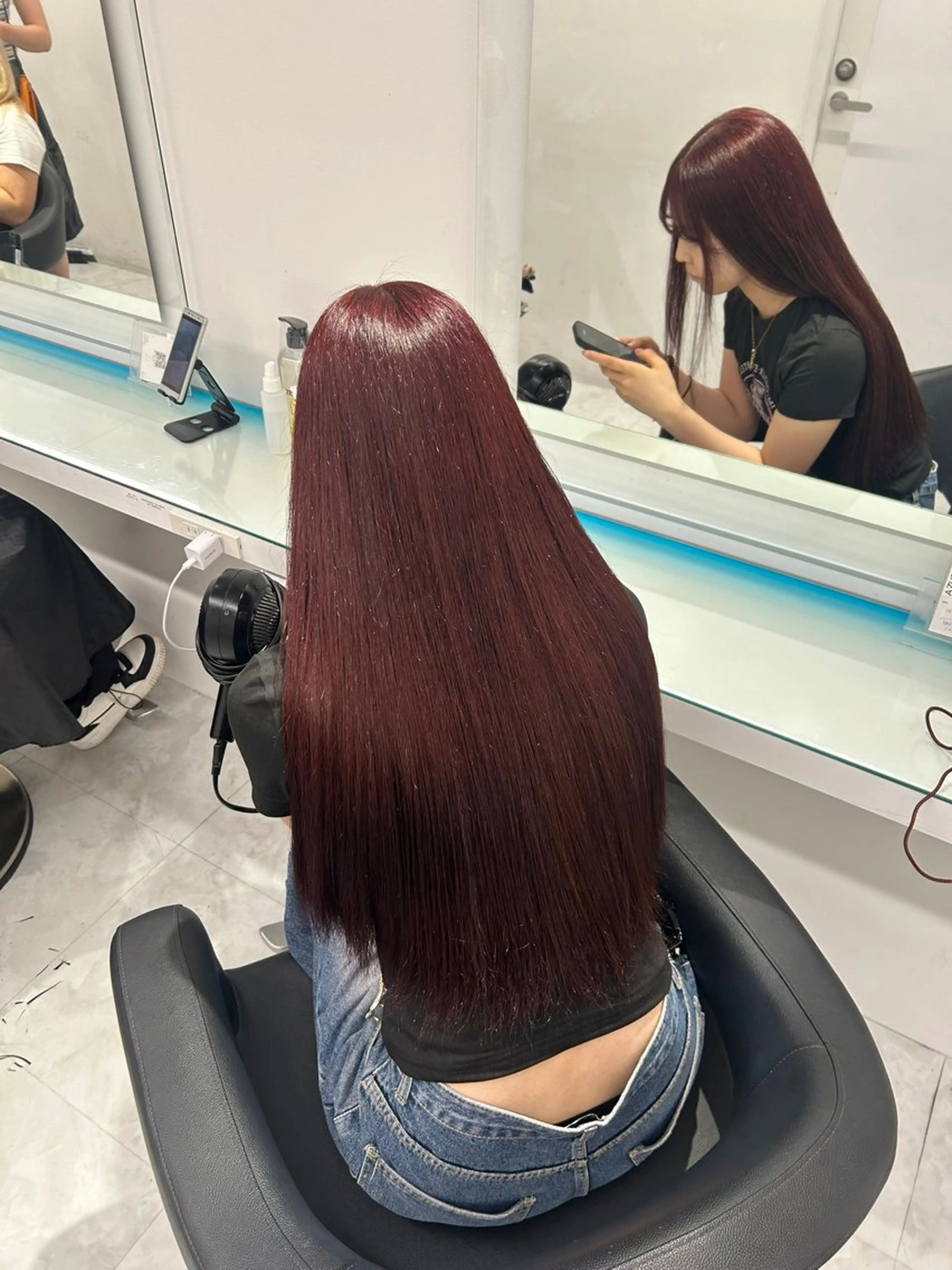 ロング カラー ヘアカラー ブリーチ無し透明感 🕊AZUSAのヘアスタイル