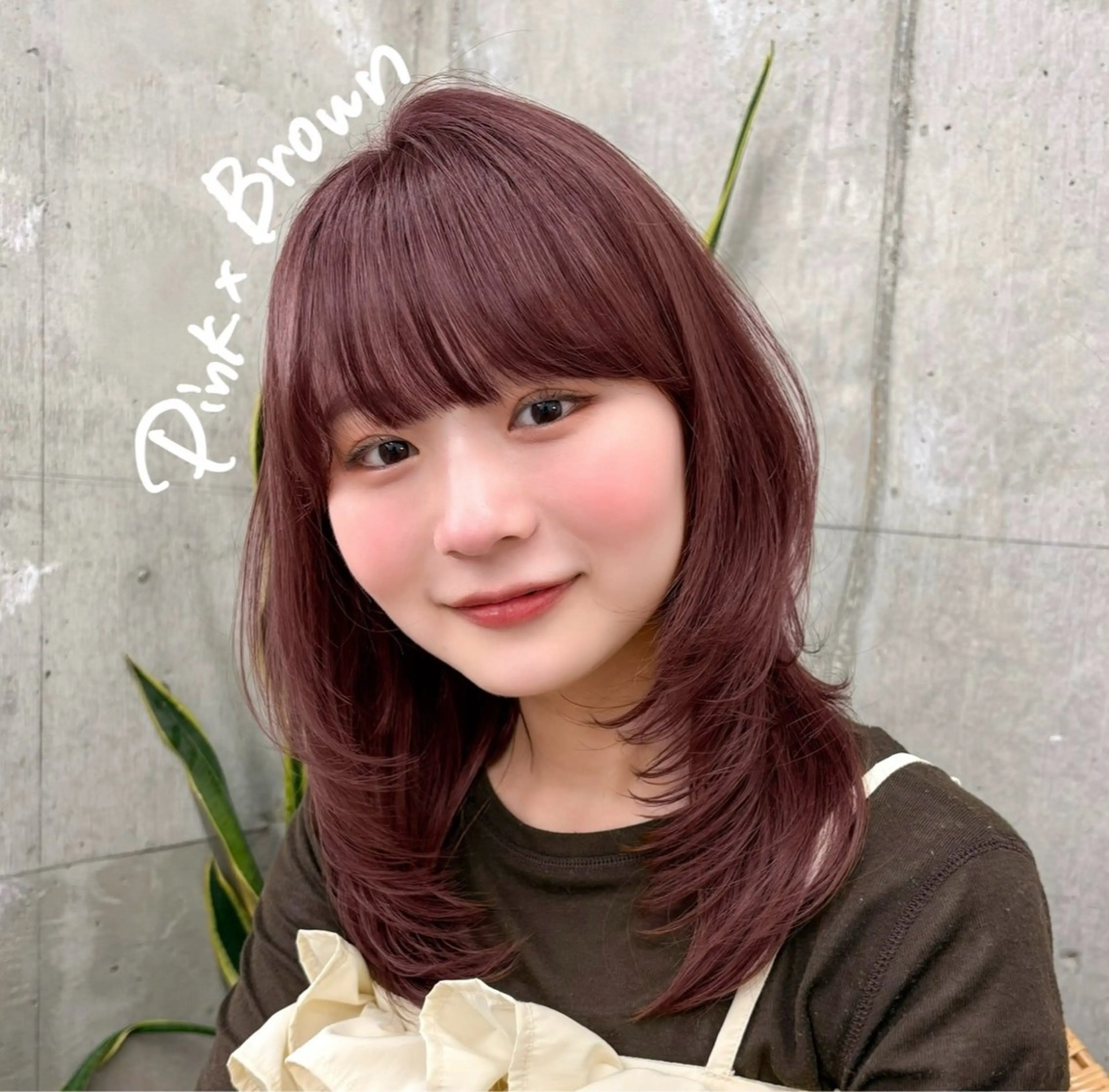 セミロング レイヤーカット 🌷暖色カラー /Mina/渋谷🌷のヘアスタイル