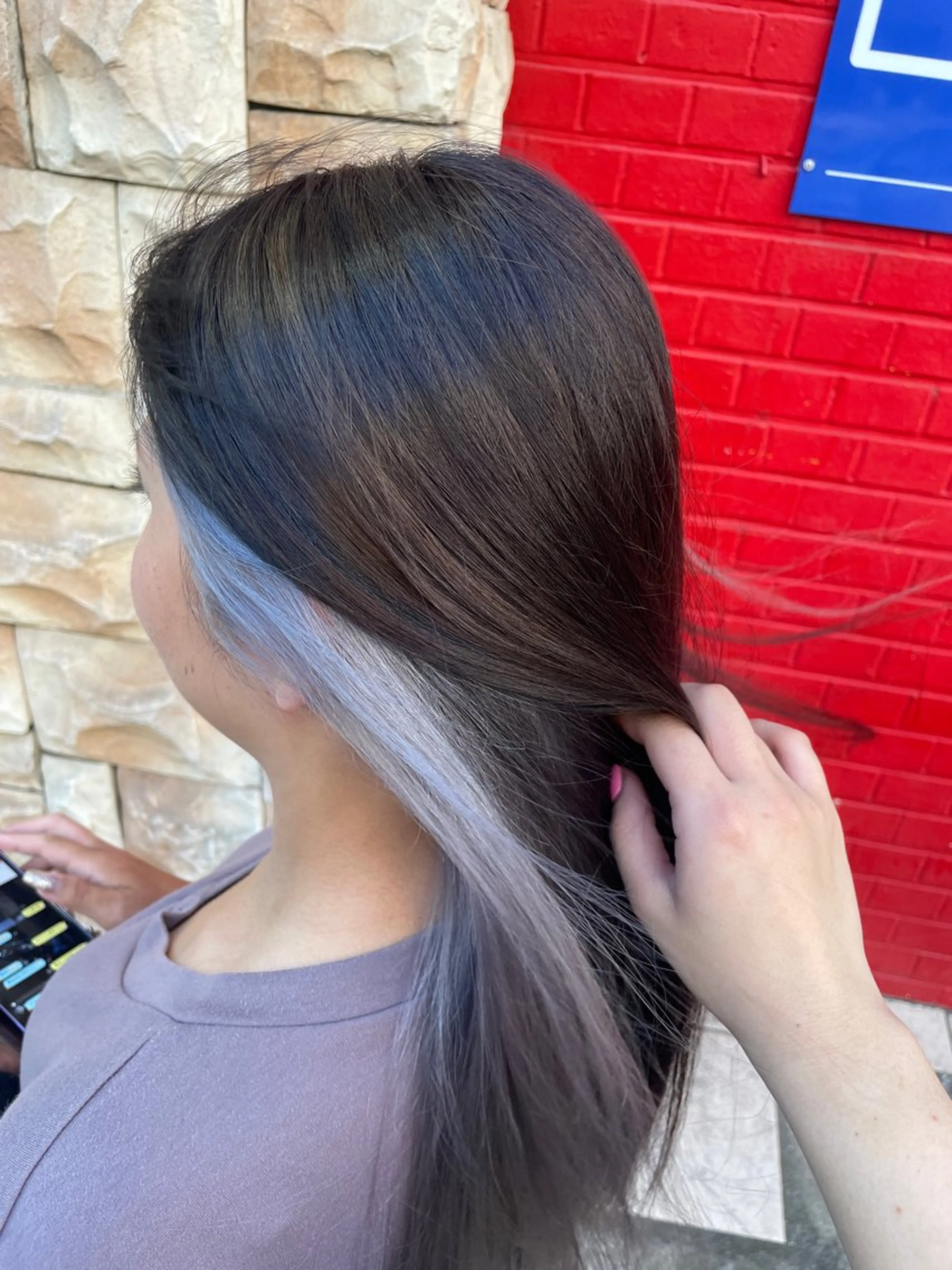 ロング カラー ヘアカラー ブリーチ/ヘアセット 【𝙍𝙞𝙣𝙤】のヘアスタイル