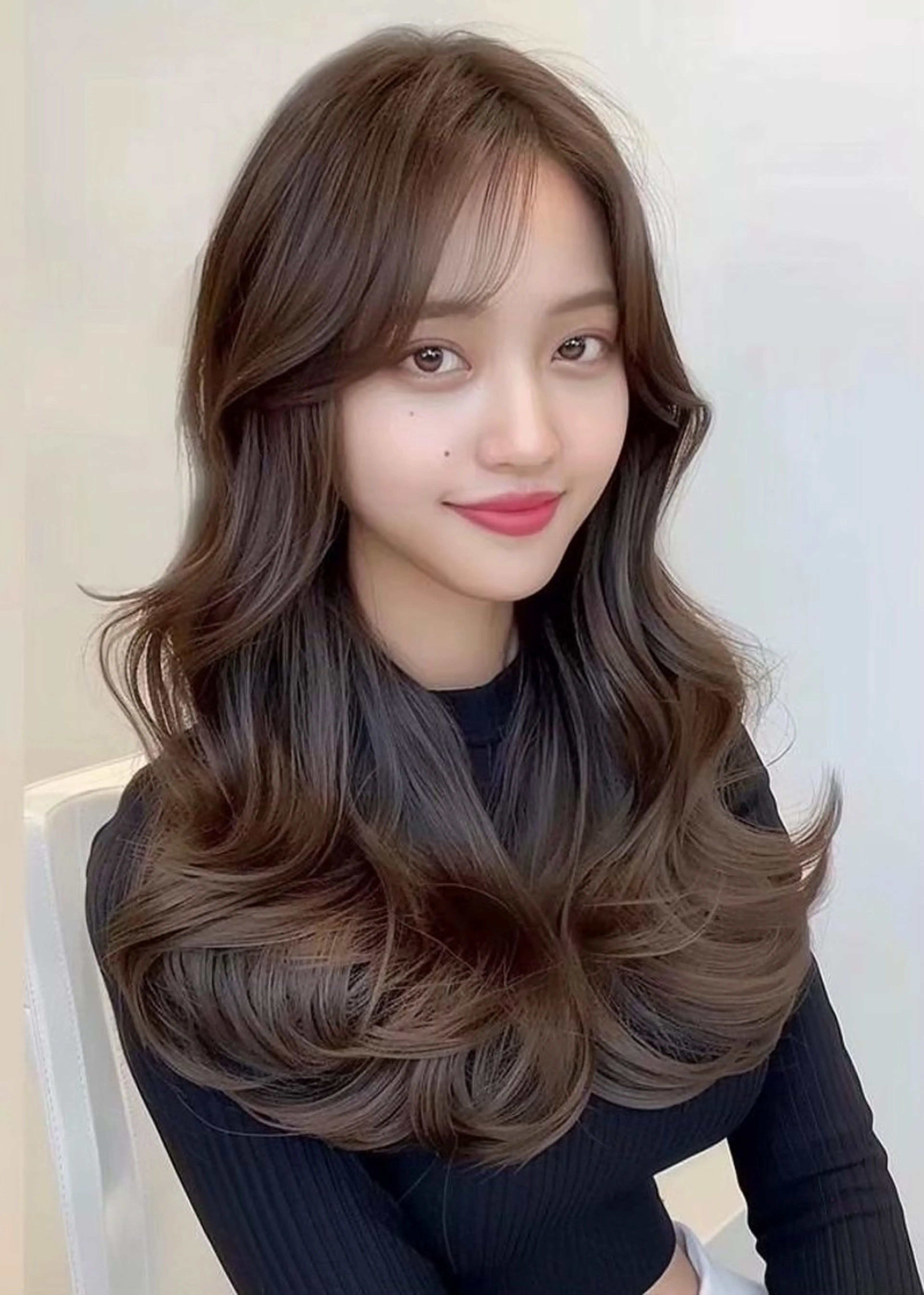 セミロング ヘアカラー パーマ特化 /ヒナのヘアスタイル