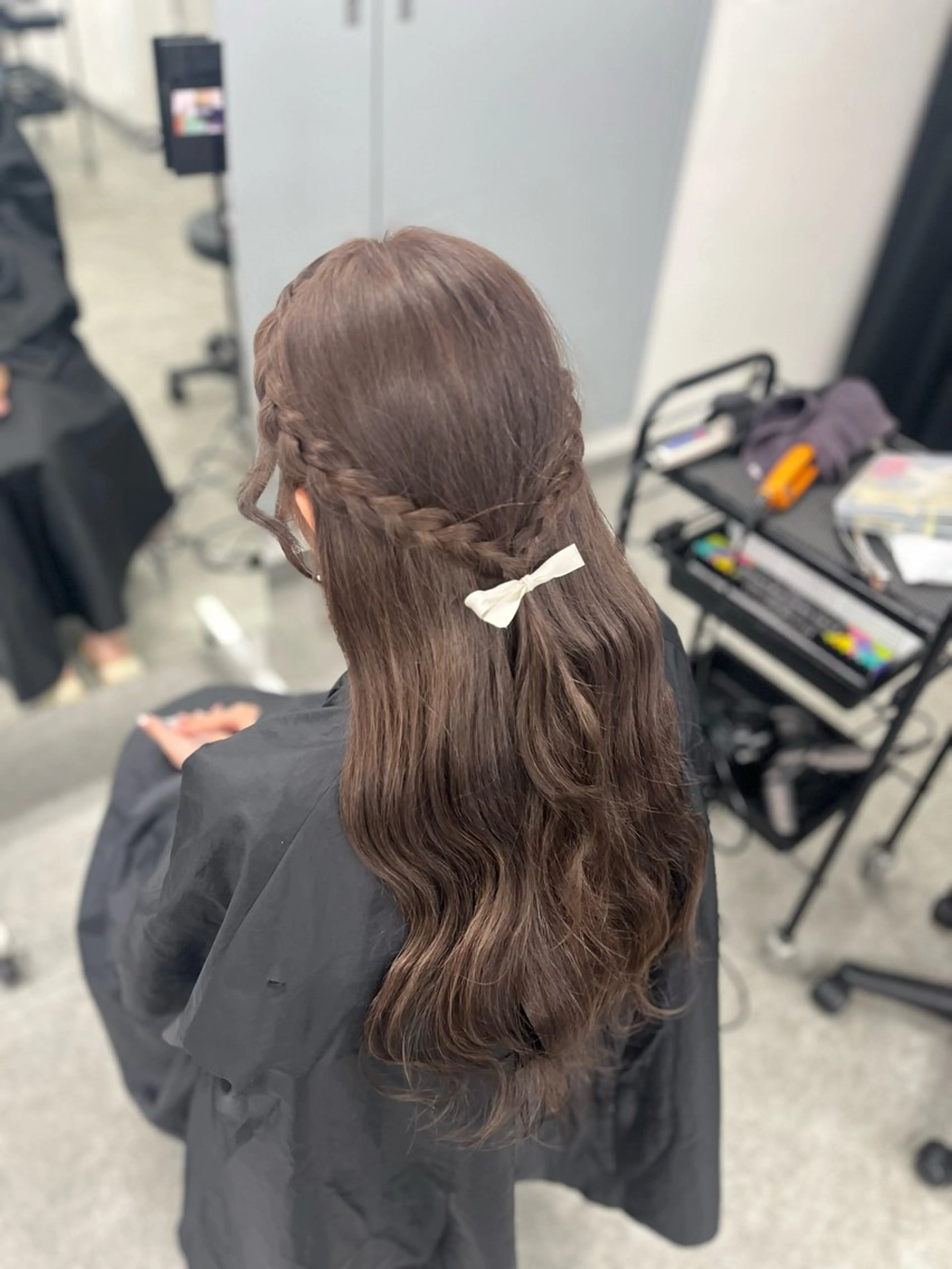 カラー ヘアアレンジ ベージュ・ラベンダー カラー🎀りりのヘアスタイル