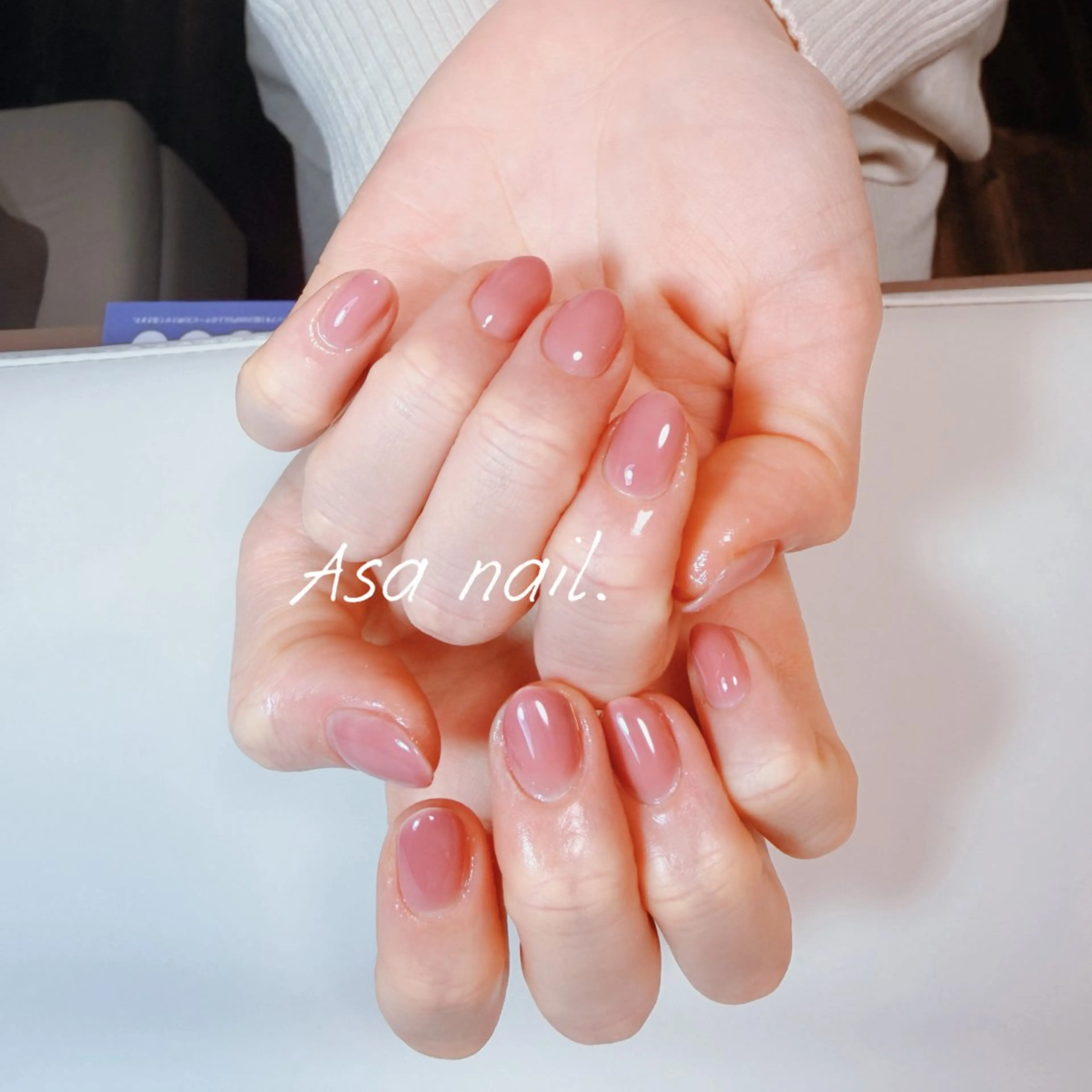 ネイル ピンク Asa Nail 亀戸 平井のネイルデザイン