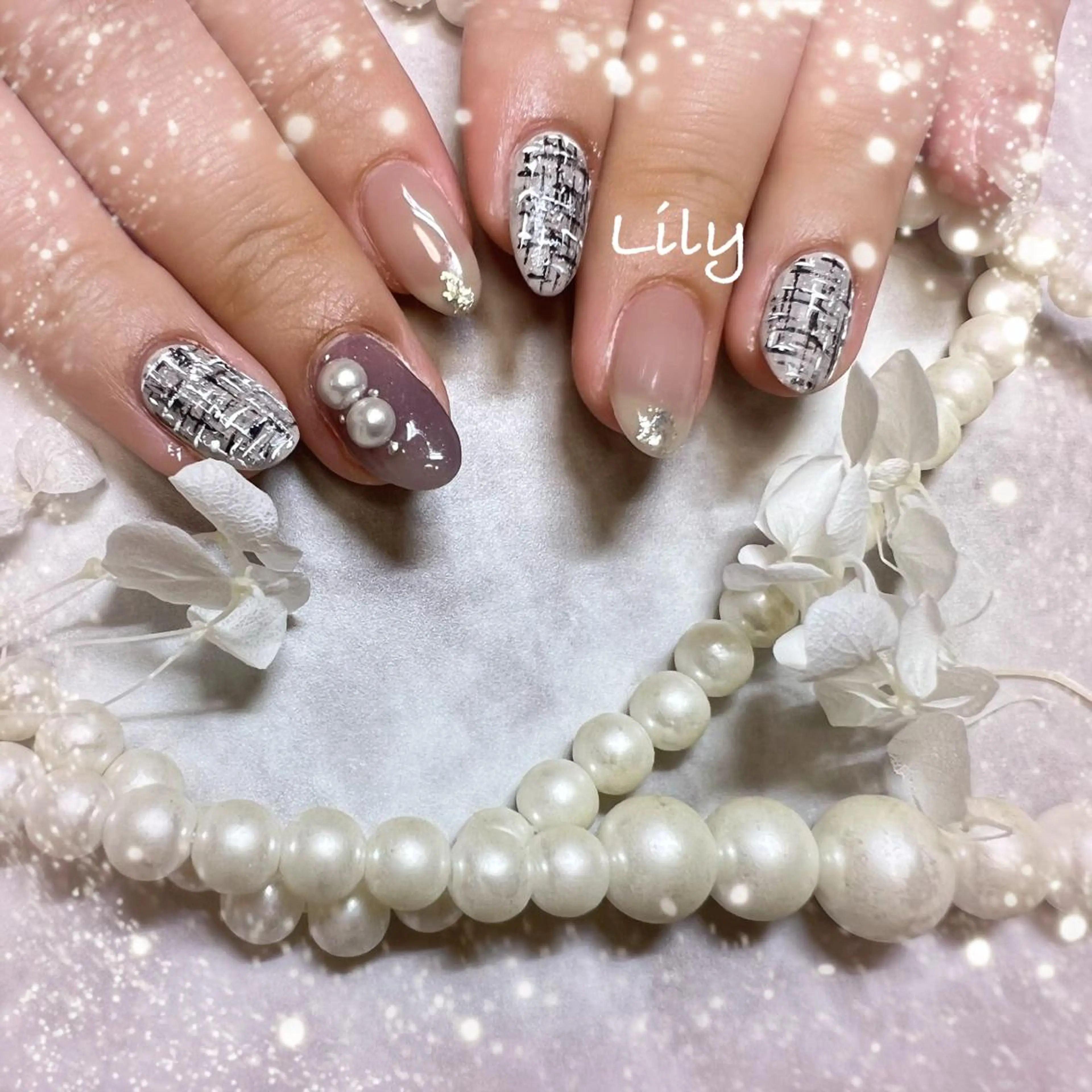 ネイル ハンドネイル Lily*nail 🌻Mii🌻のネイルデザイン