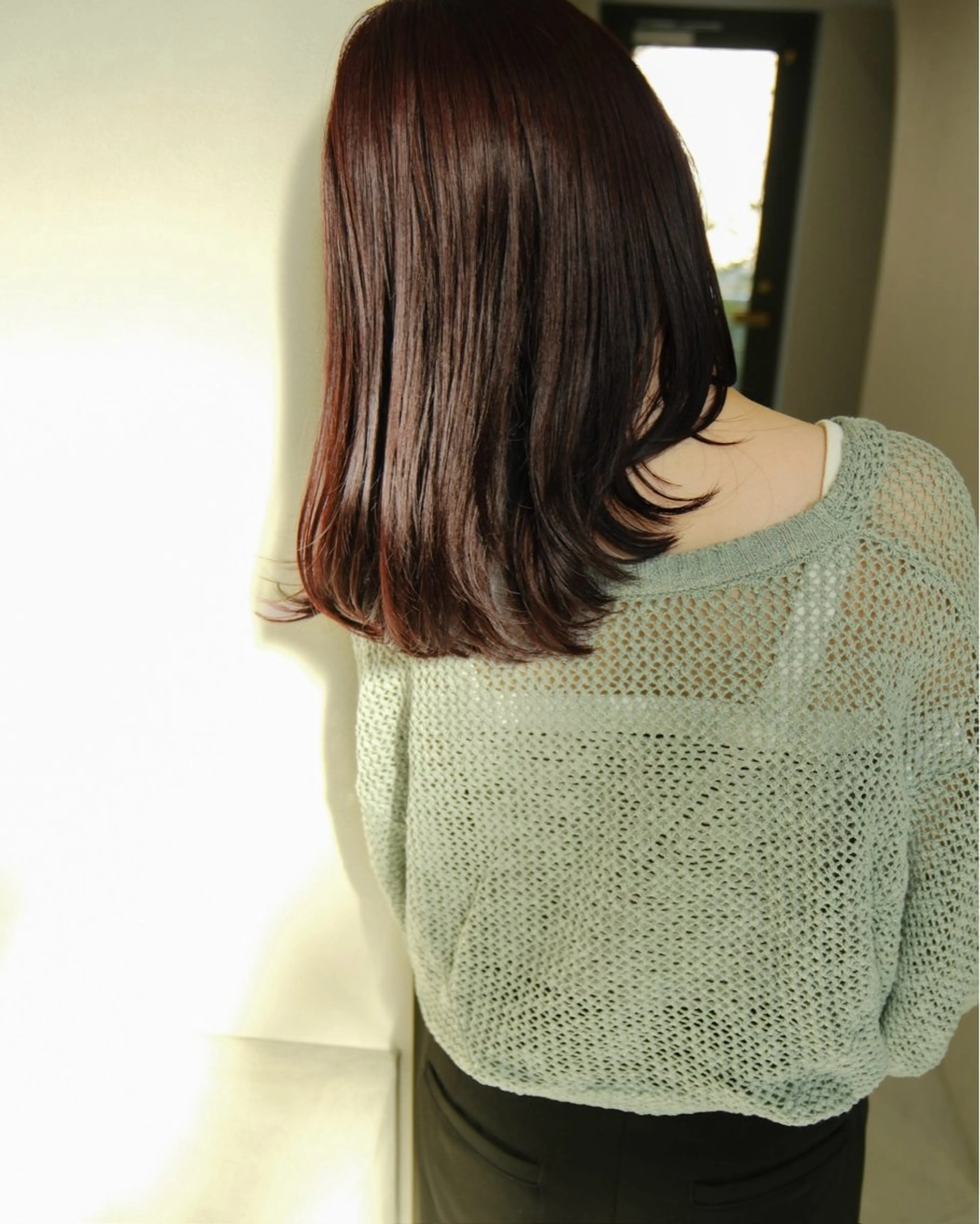 カラー ブラウンカラー 檜 果歩のヘアスタイル