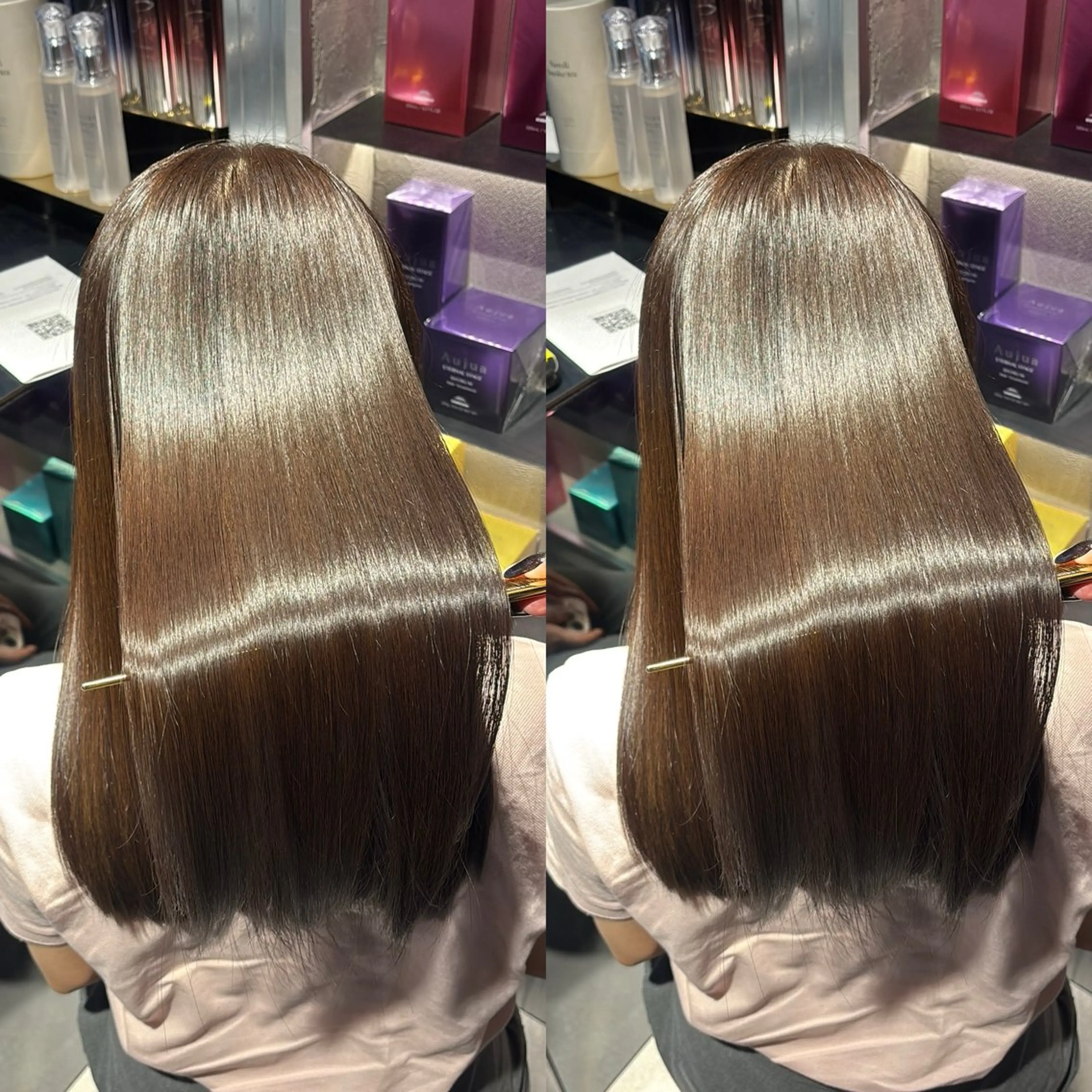 ロング カット ヘアカラー 縮毛矯正 トリートメント 新宿No.1艶髪矯正 美艶カラー/FUKAのヘアスタイル