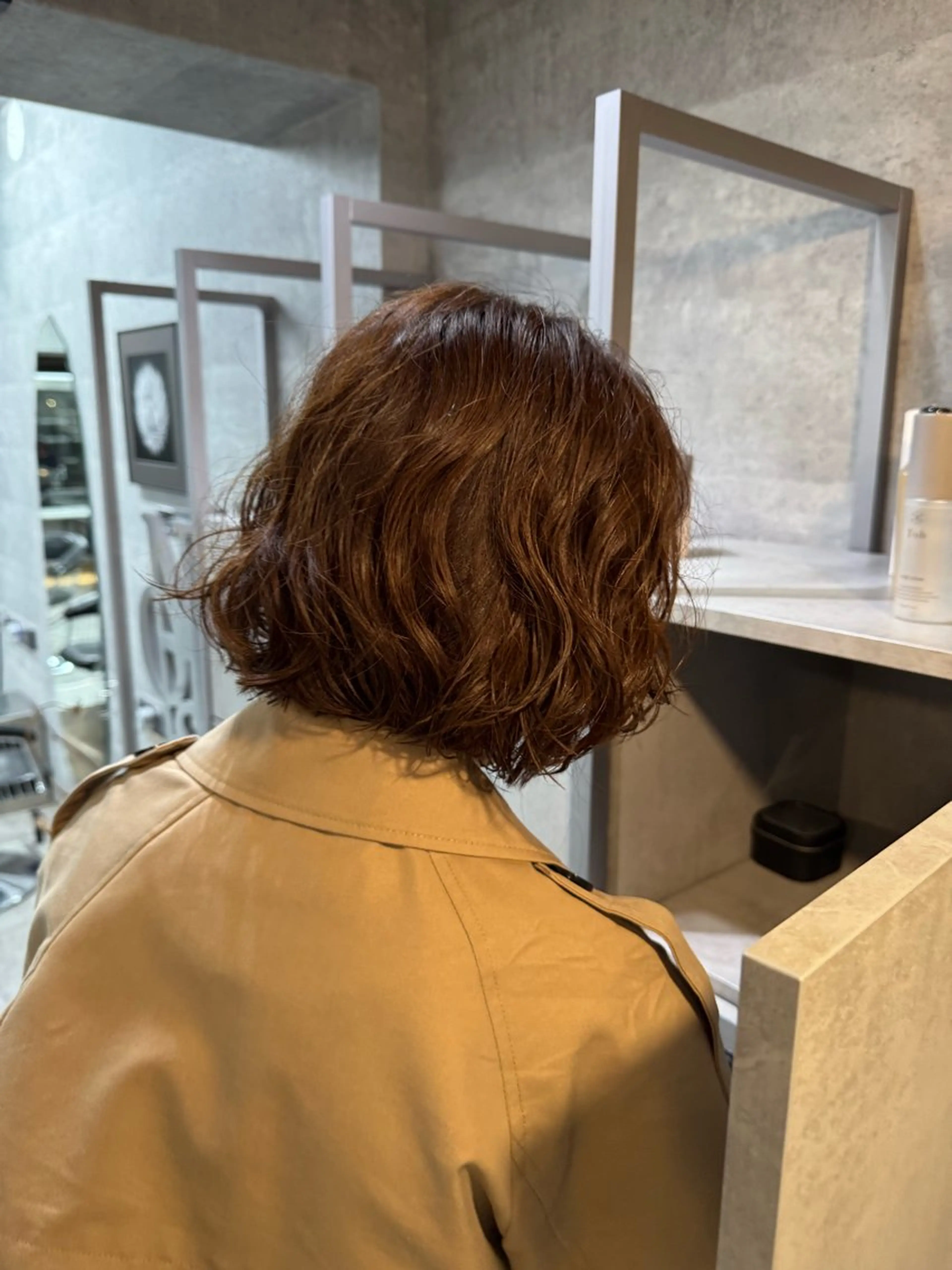 ショート カラー パーマ カット パーマ You/透明感カラー レイヤーカット/ボブのヘアスタイル