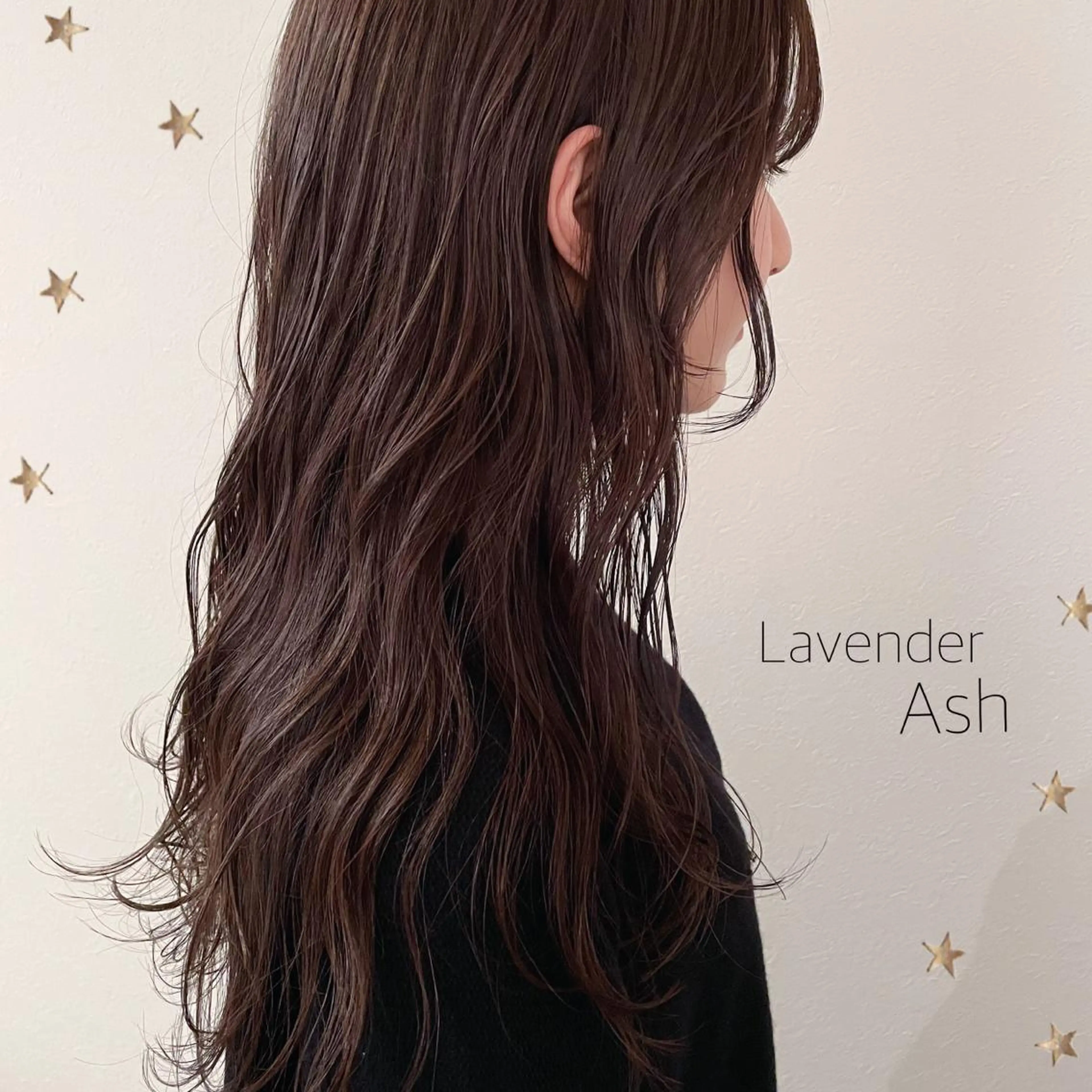 ロング カラー カット ヘアカラー 市川 千夏のヘアスタイル