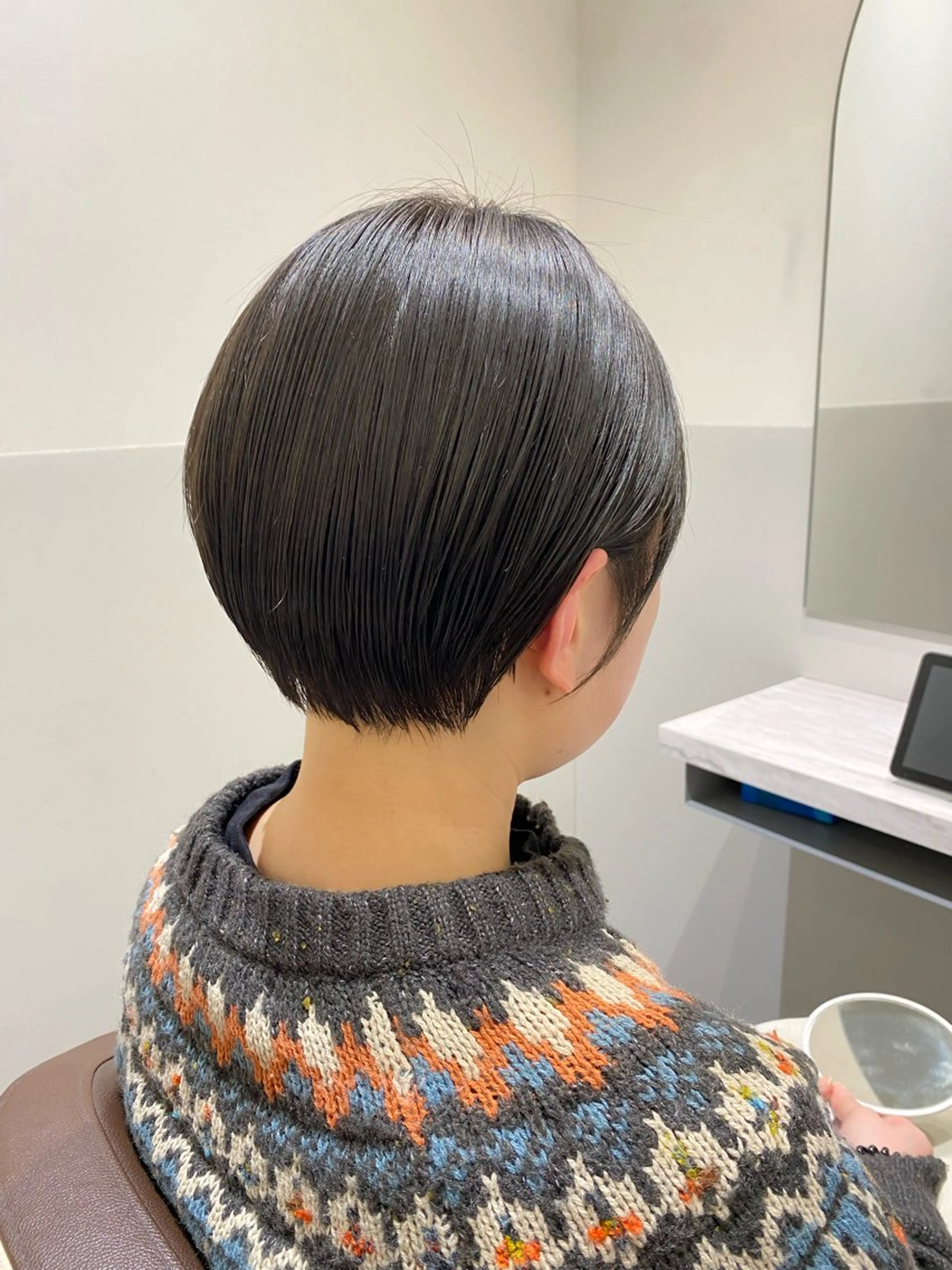 ショート カラー カット ヘアカラー トリートメント 🟩くすみカラー/ボ ブ/ショート/大司のヘアスタイル