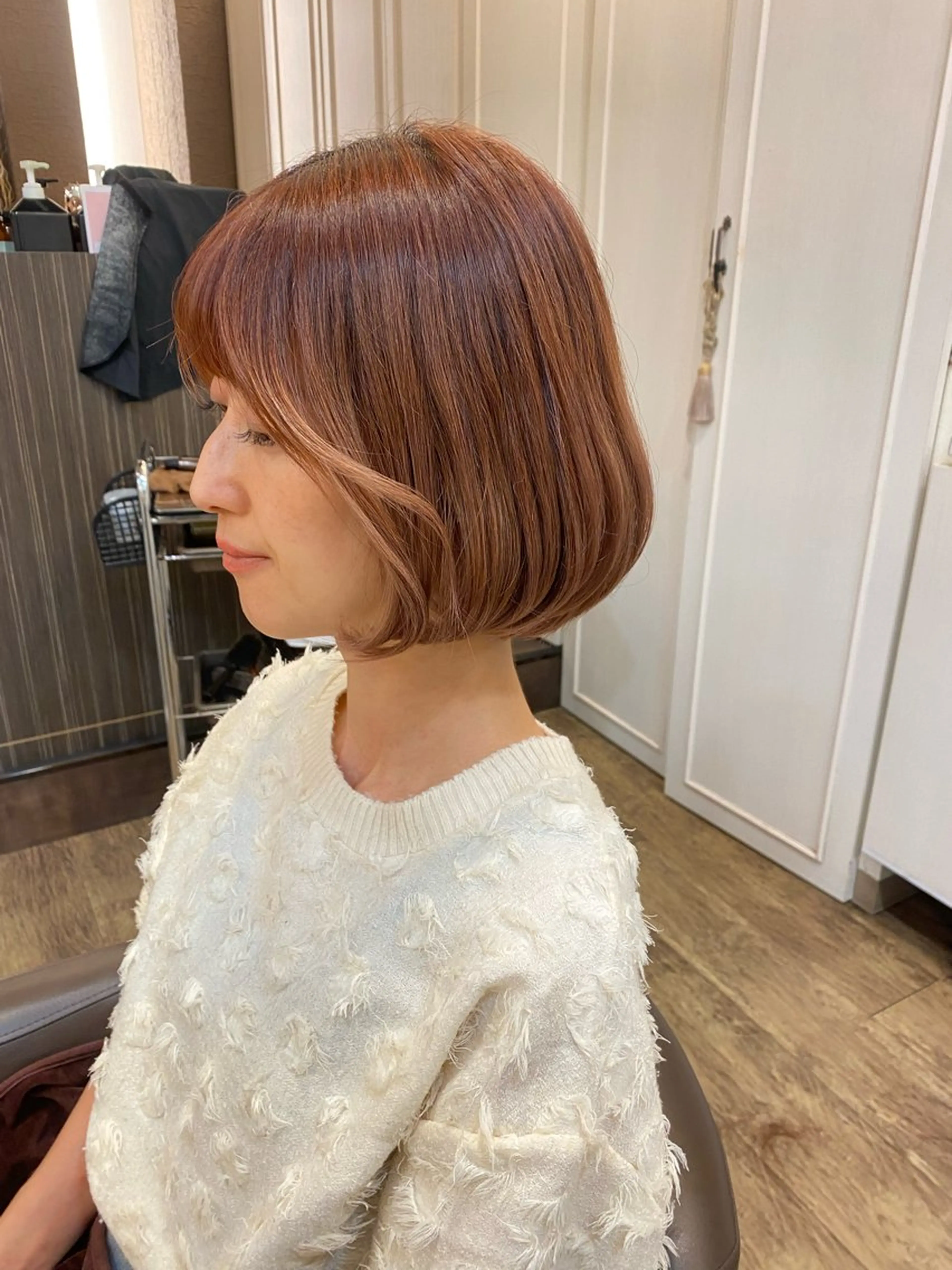 ショート ボブ 長嶋 花梨のヘアスタイル