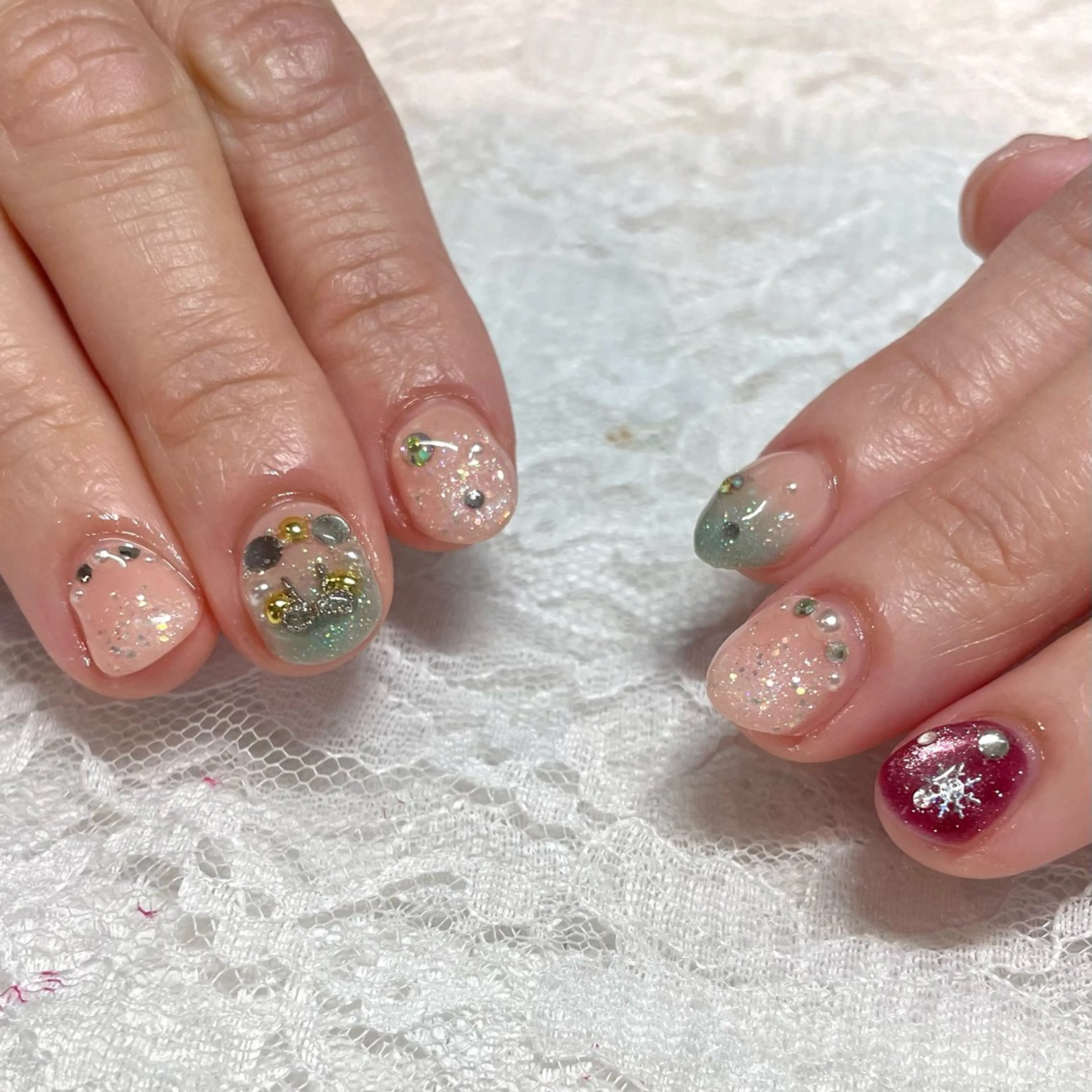 ネイル Nail ヌシん家 AKANEのネイルデザイン