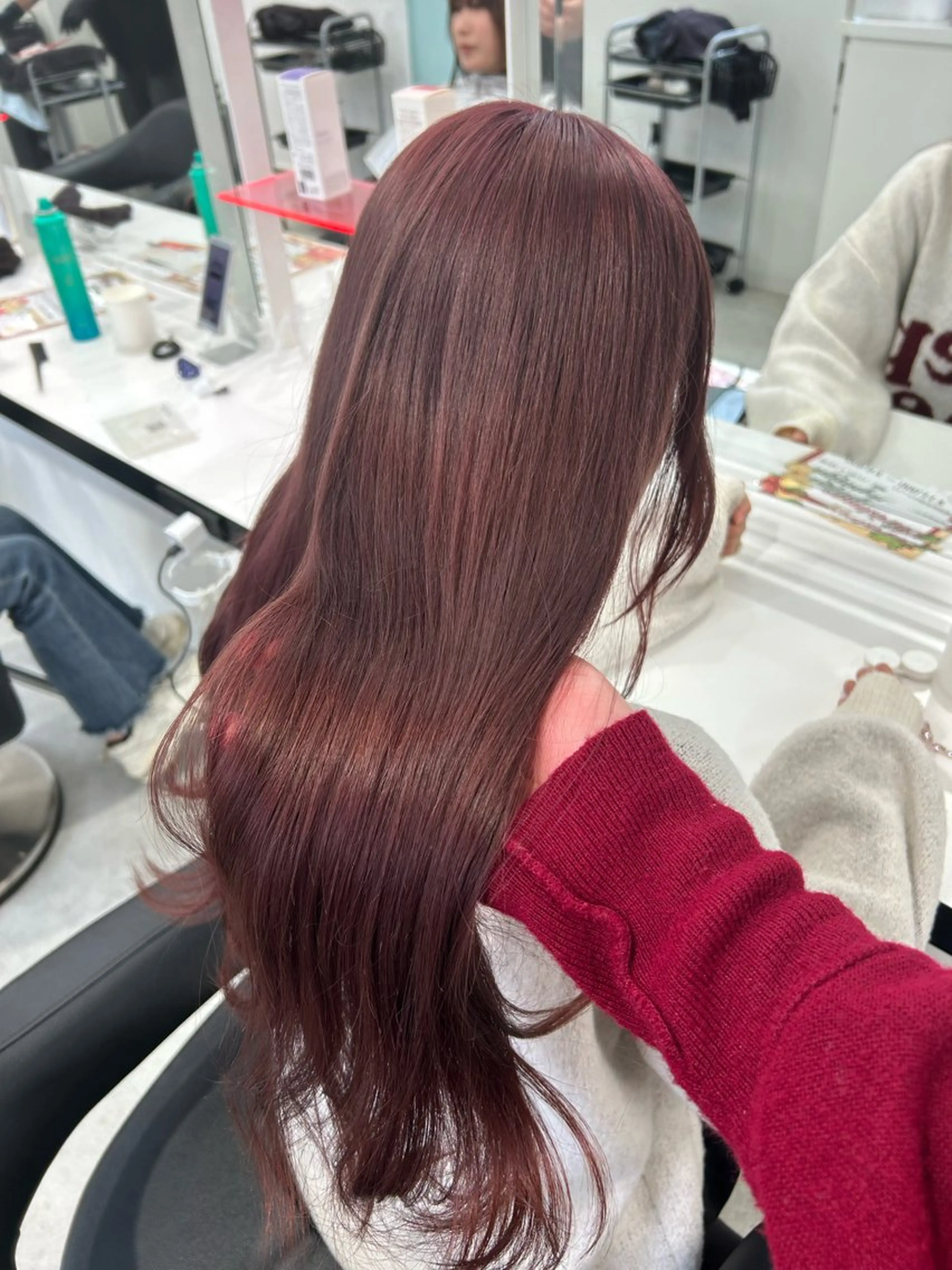 ロング カラー 履歴修正屋さん／ ブロンド／ホワイトのヘアスタイル