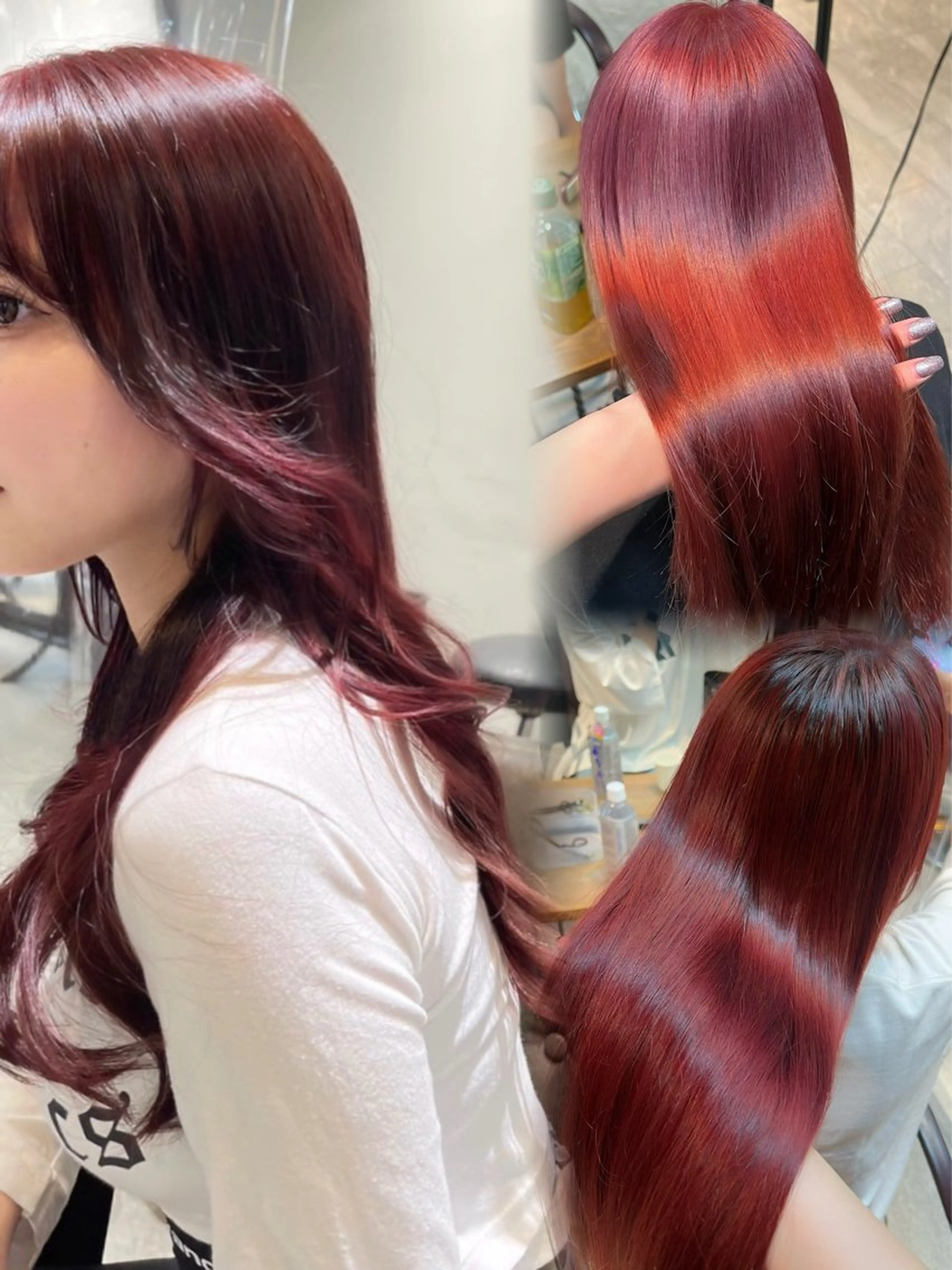 ロング カラー 🎀ハイトーン・艶 カラー HANA🎀のヘアスタイル