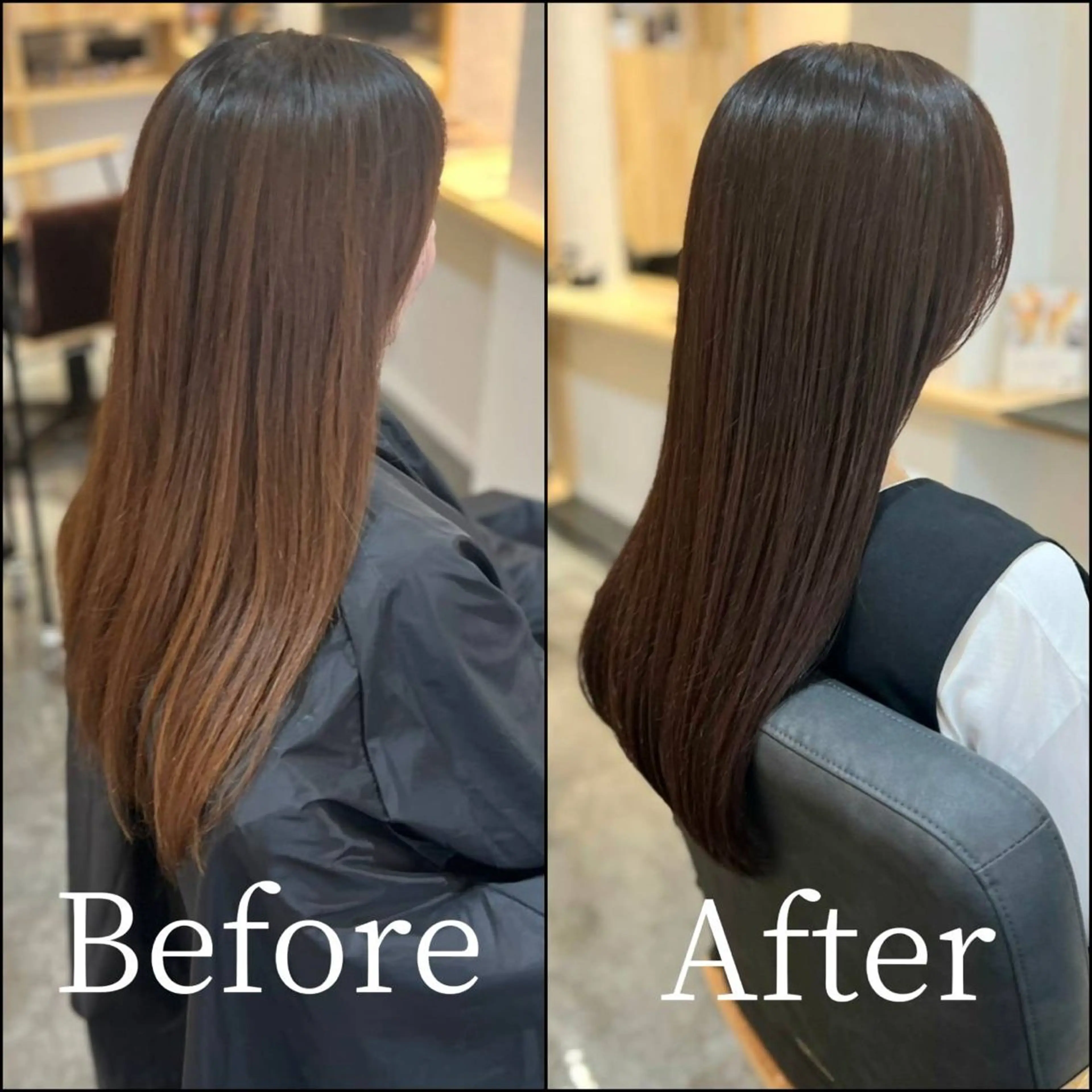 オープン記念✨【大人女性向け】カット＋イルミナカラー＋髪質改善Tr  ¥13,800の写真