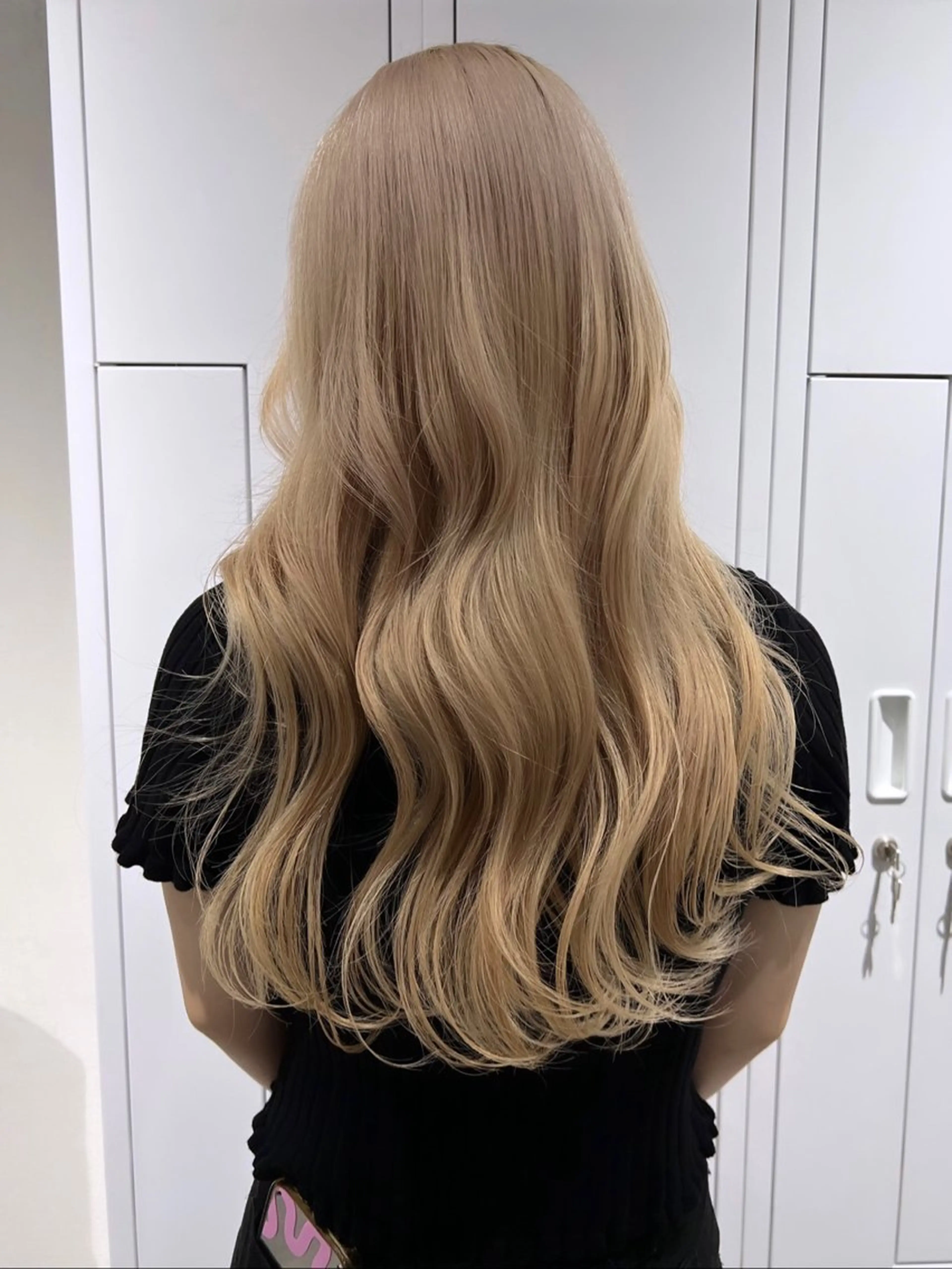 ロング カラー ブリーチ ケアブリーチ 透明感カラー デザインカラー ダブルカラー ハイトーン/ボブ 🎀sonokaのヘアスタイル