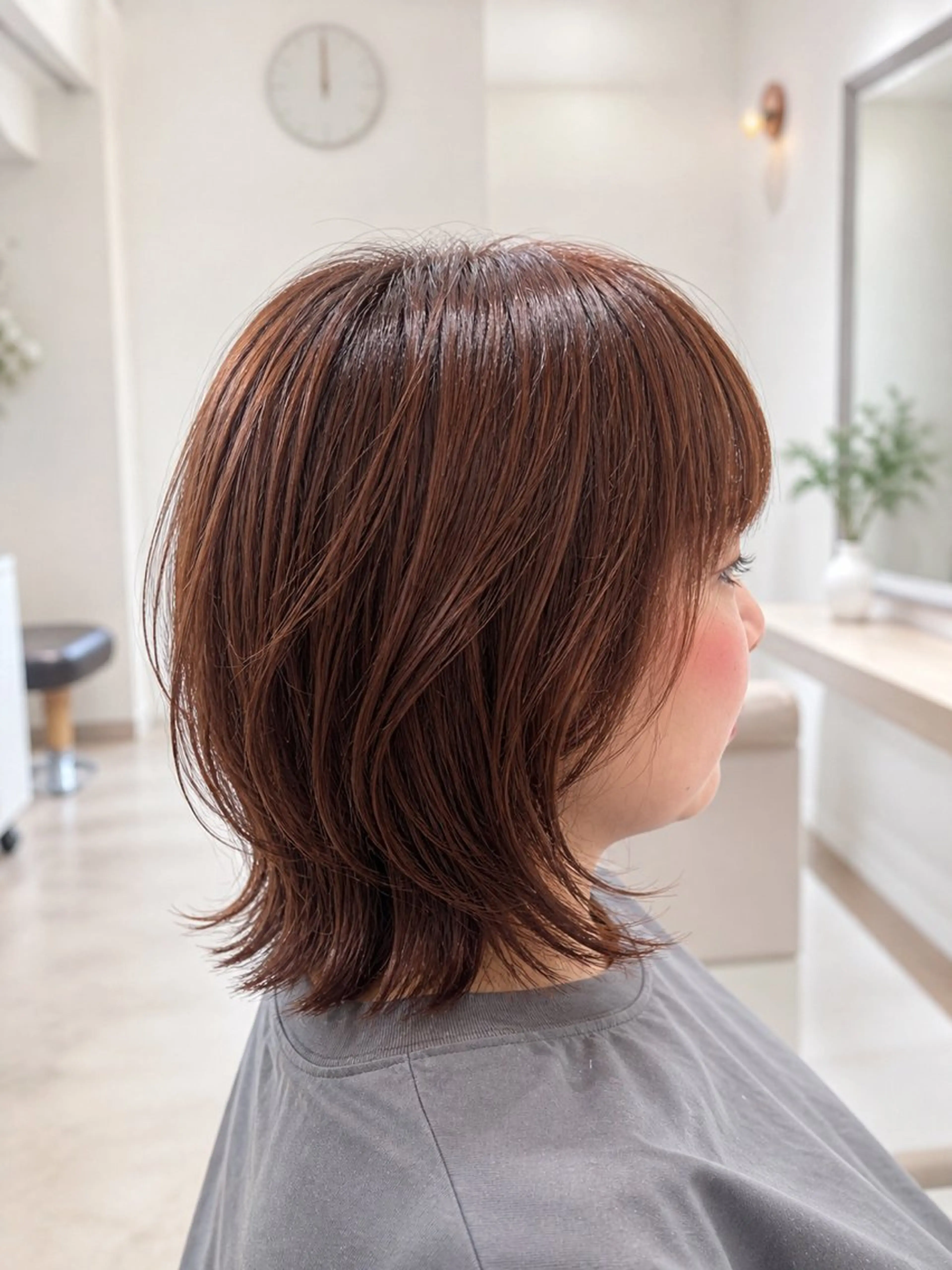 ミディアム カラー ヘアカラー Ouchi Ayumiのヘアスタイル