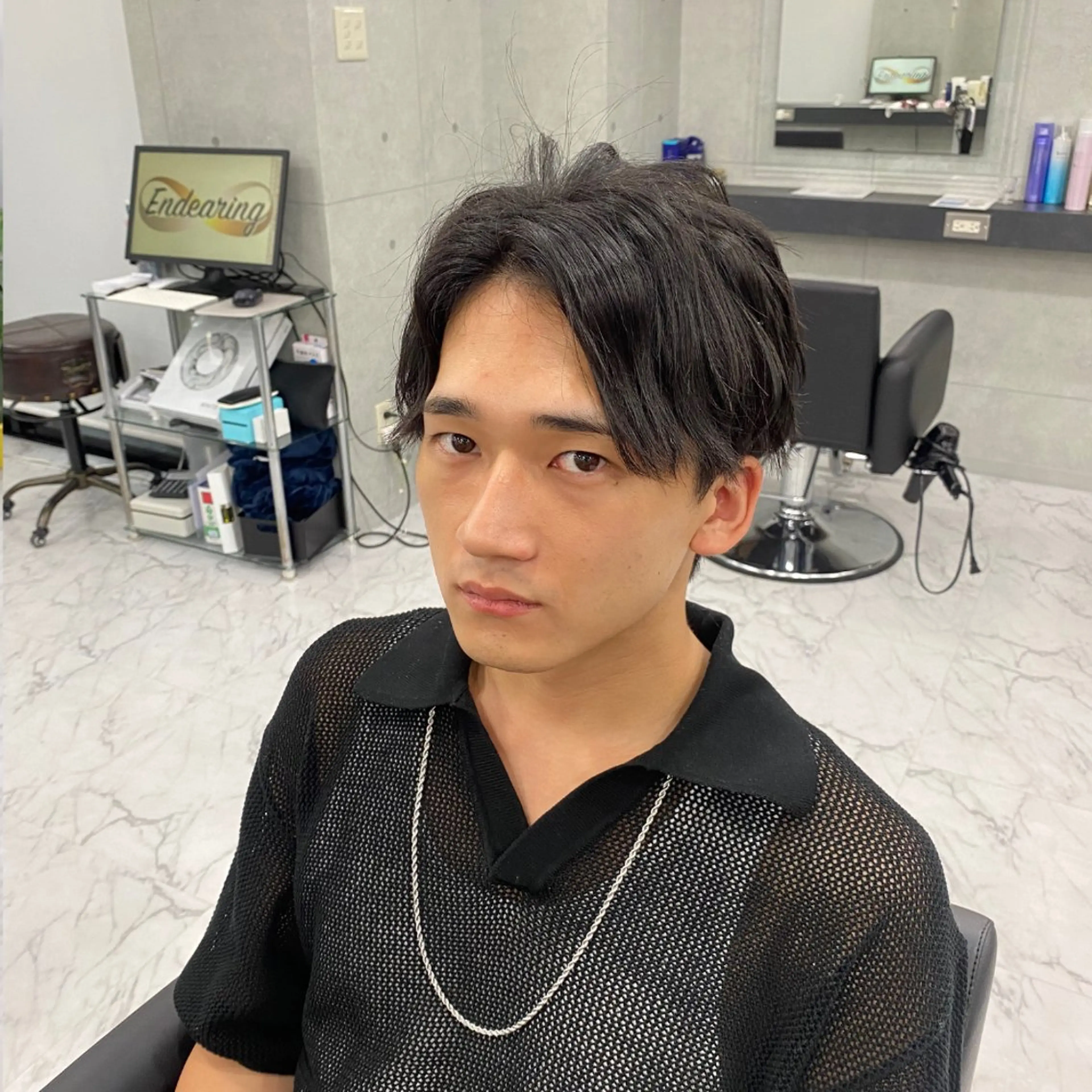 メンズ Endearing 🌟銀座のヘアスタイル