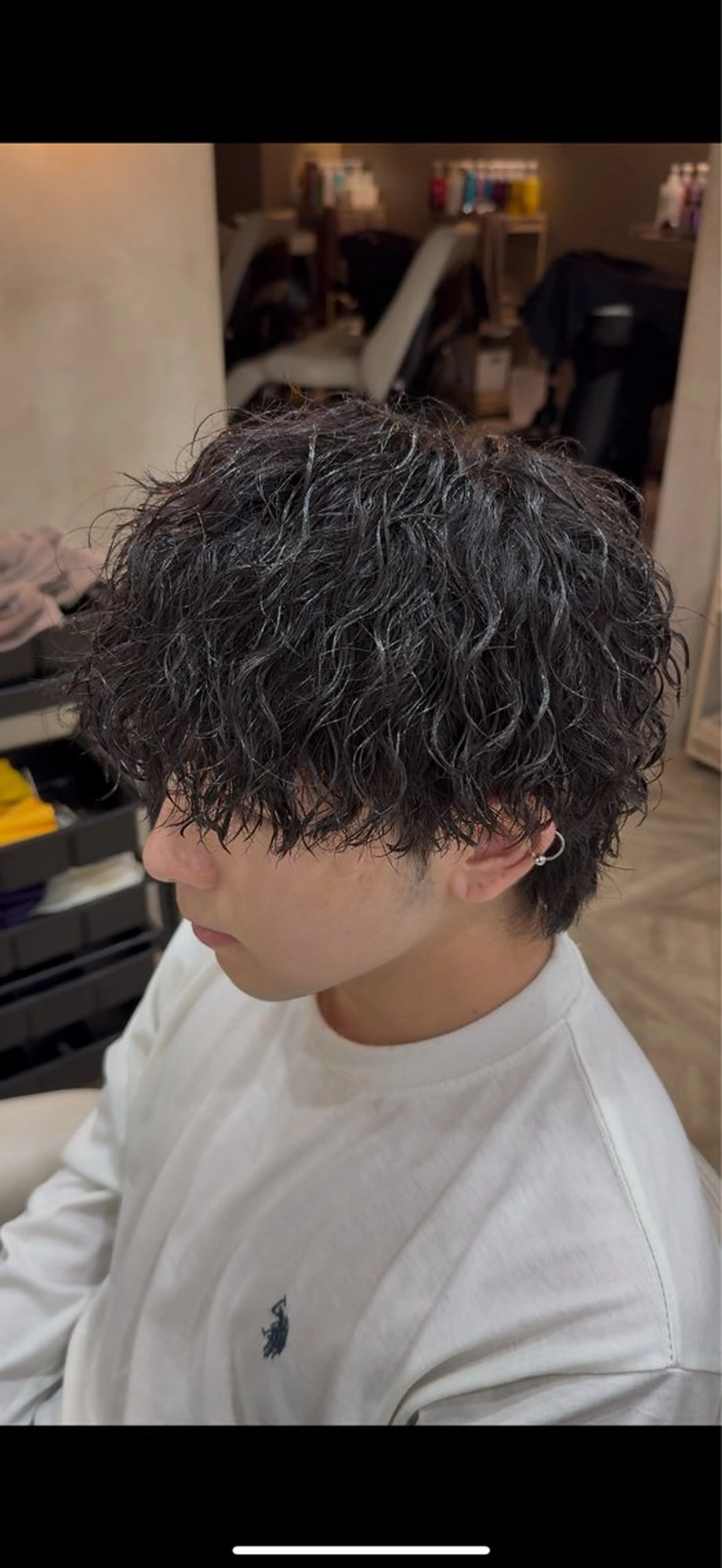 パーマ メンズ メンズパーマ 市原亮/塩釜口/ ツイスパ/波巻きのヘアスタイル