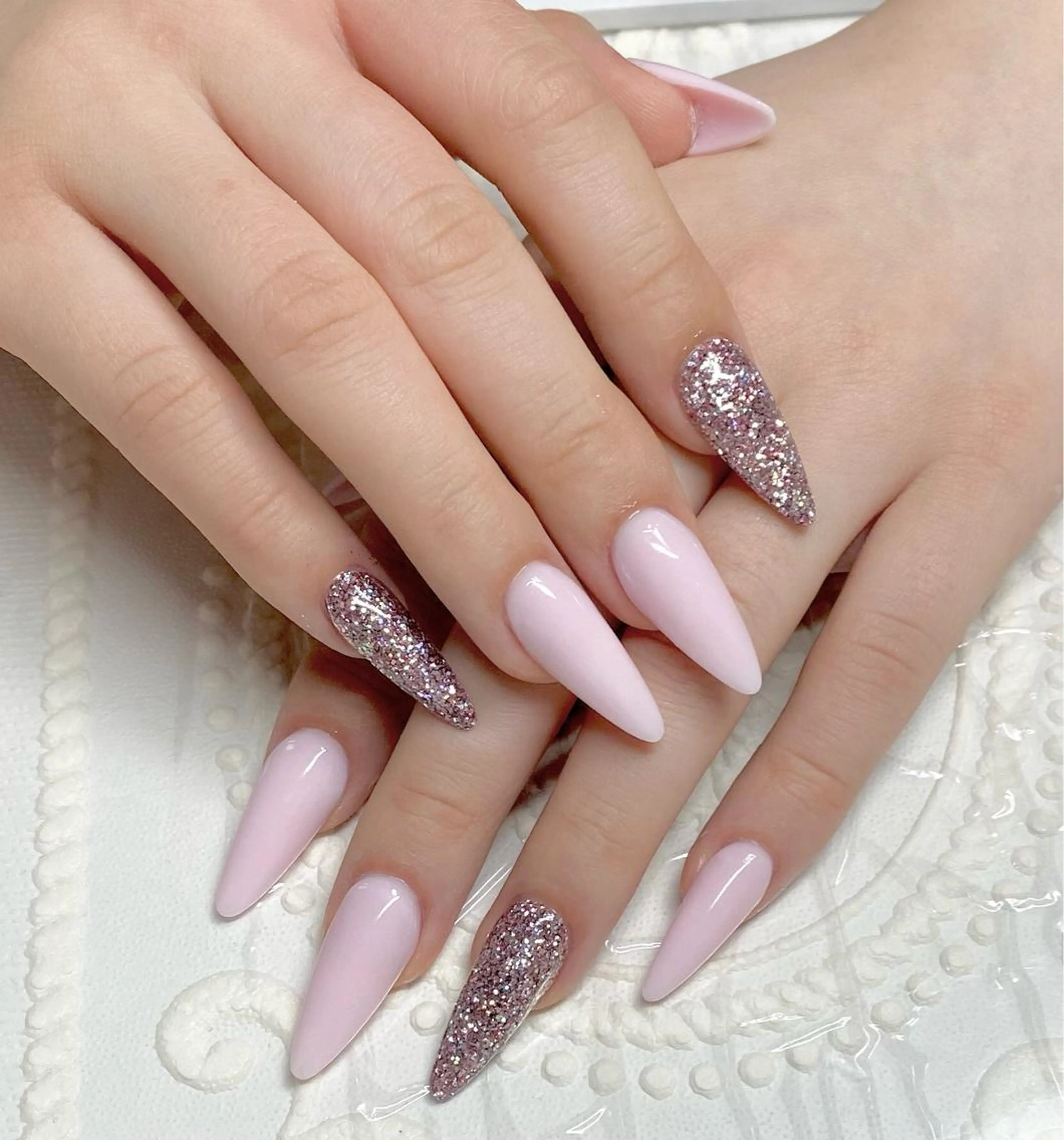 ロング ネイル ピンク ハンドネイル LUNE NAILのその他イメージ
