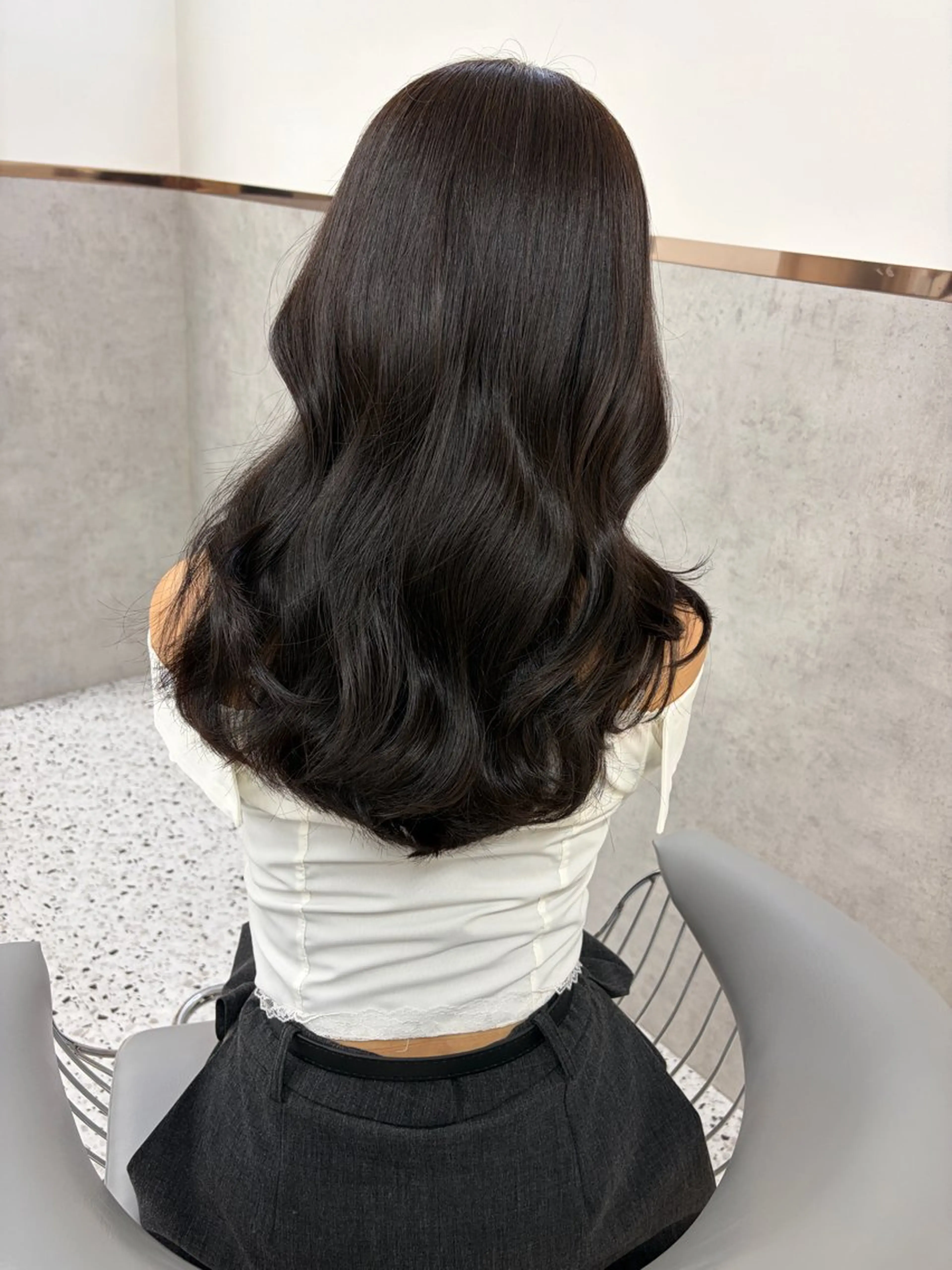 ロング カット ヘアカラー トリートメント 似合わせレイヤー / minami ⟡.·のヘアスタイル