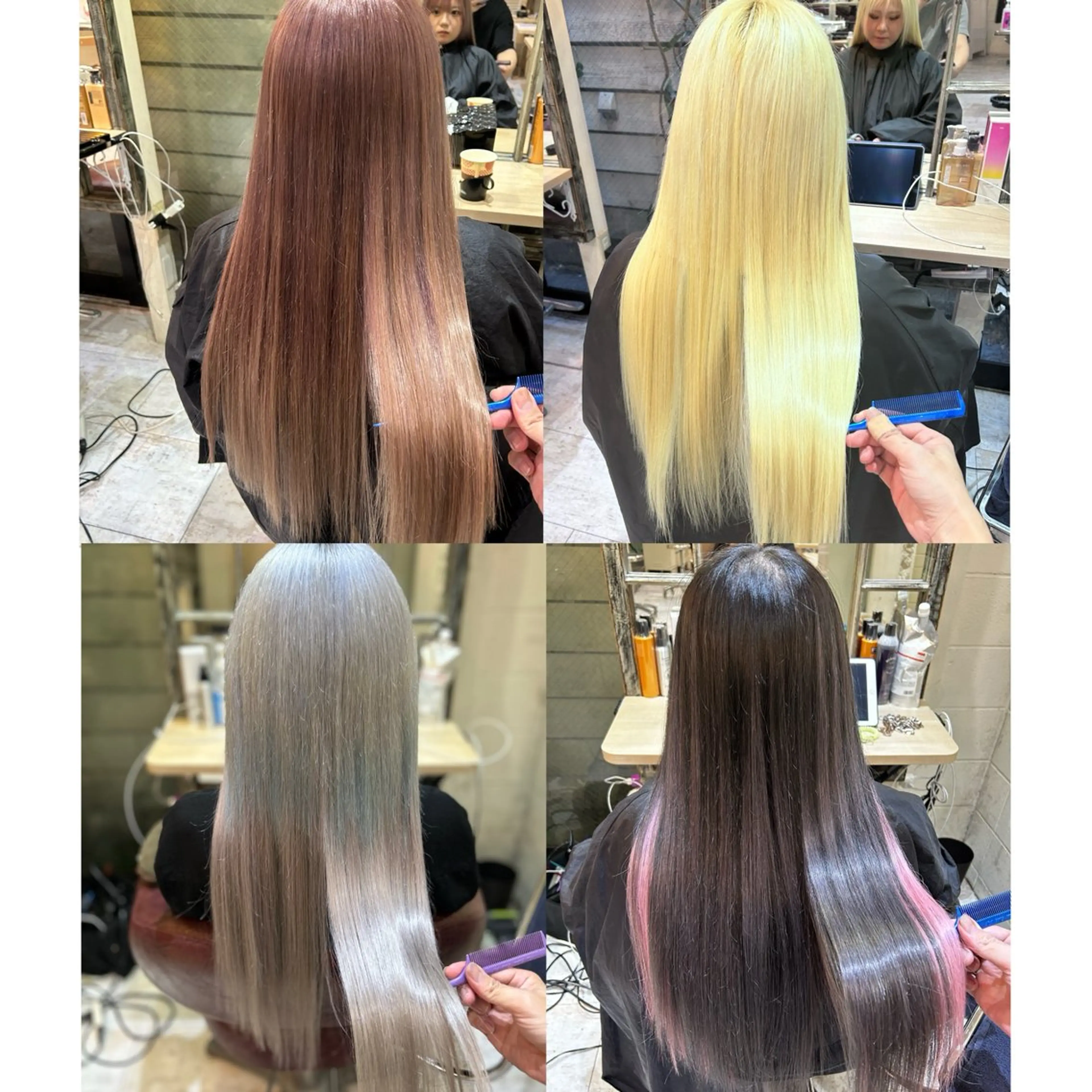 ロング カラー ‼️最新ハネエクステ 原宿のヘアスタイル