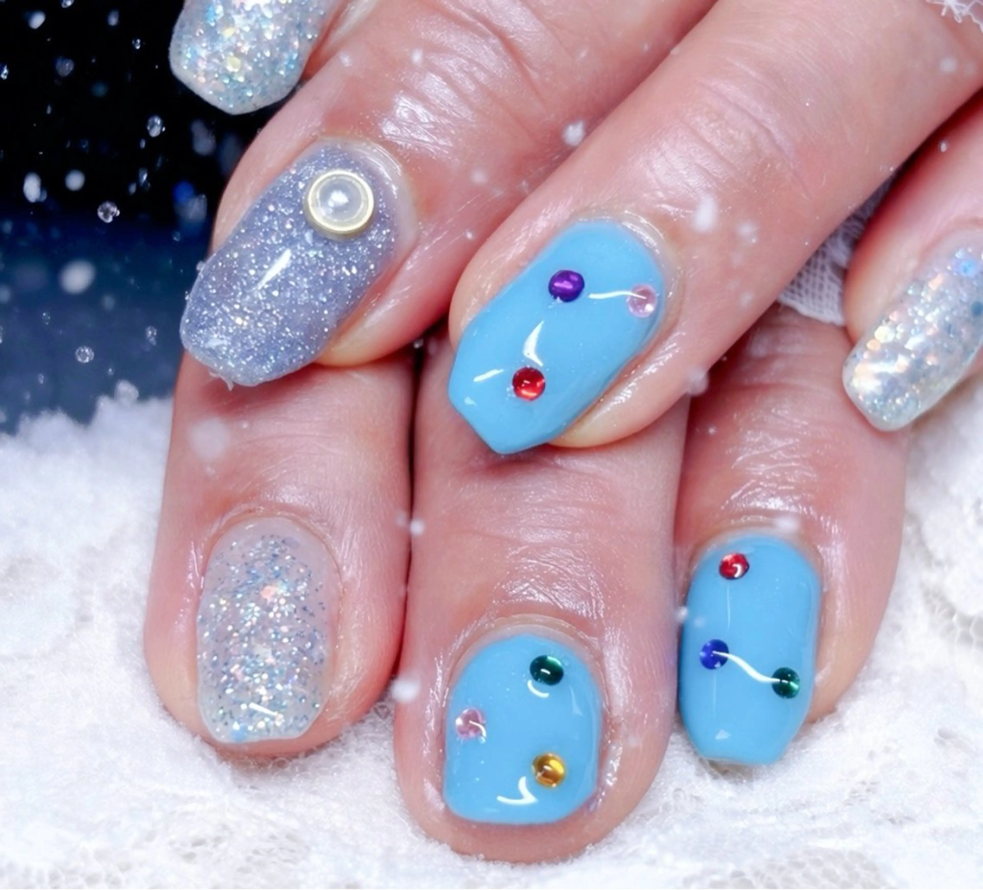 ネイル 春ネイル ワンホンネイル miminon 自宅ネイルサロンのネイルデザイン