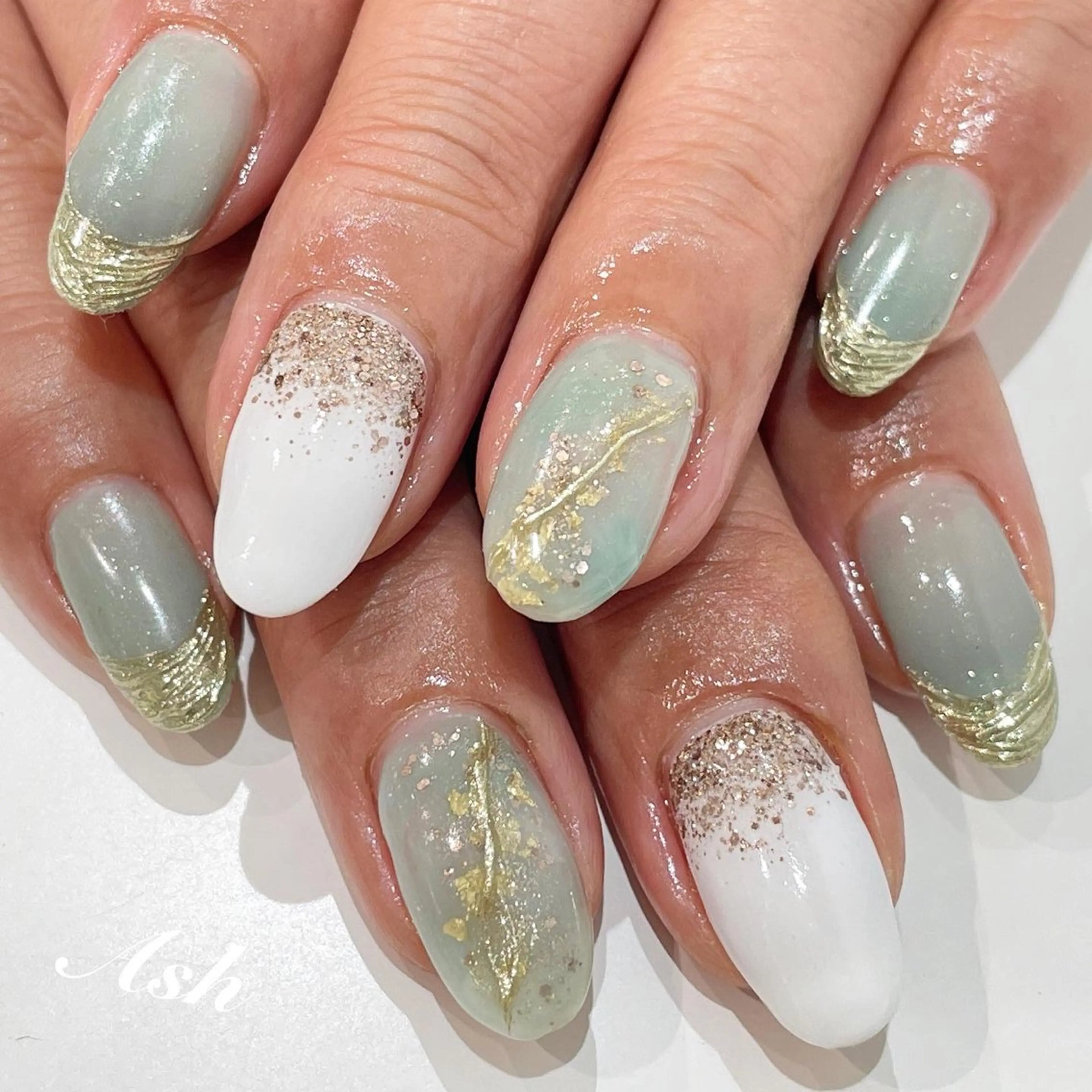 ネイル 🩵NORIKO 上品ネイルが得意🩵のネイルデザイン