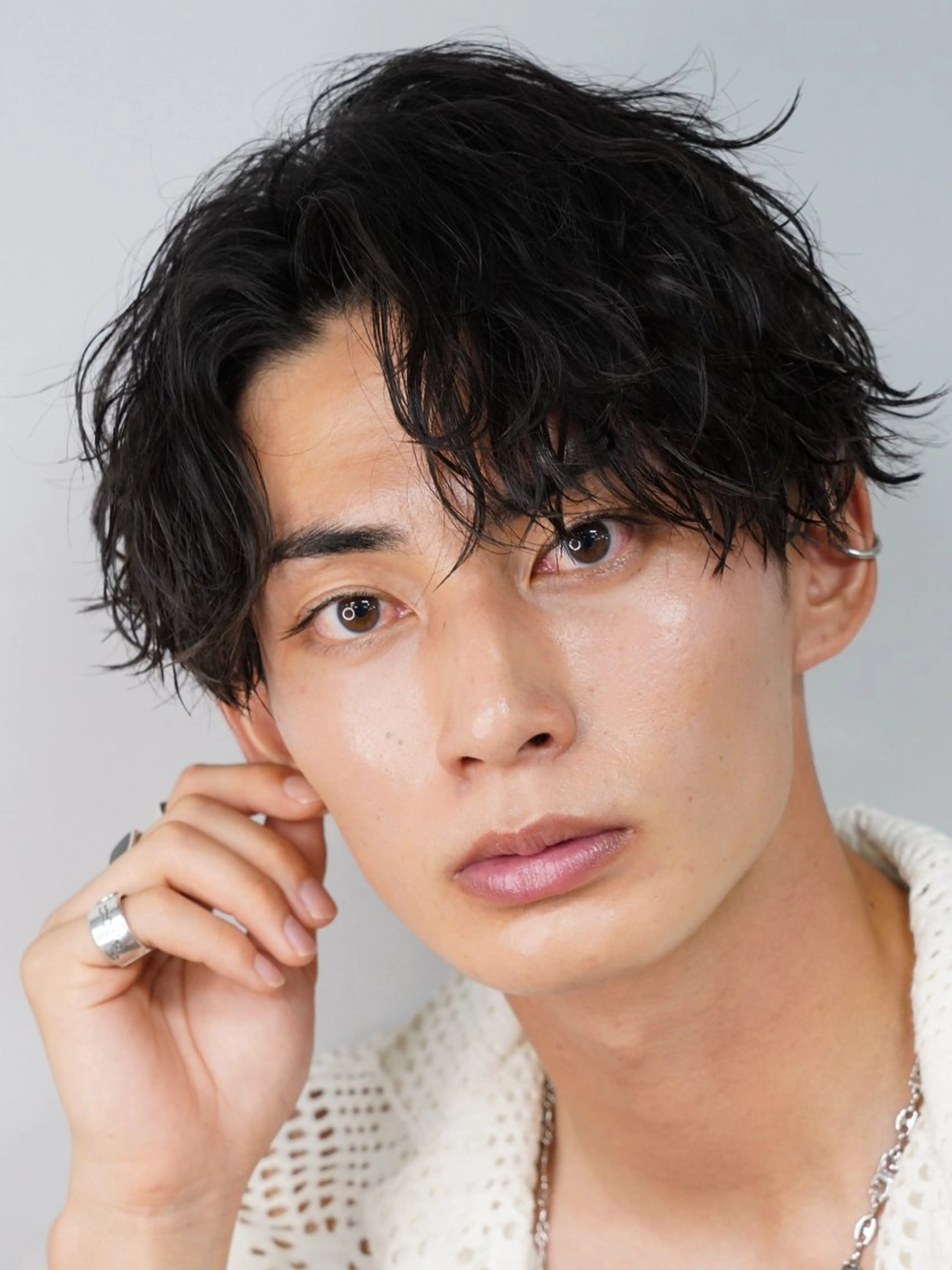 パーマ 原宿波巻きスパイラル パーマTOSHIのヘアスタイル