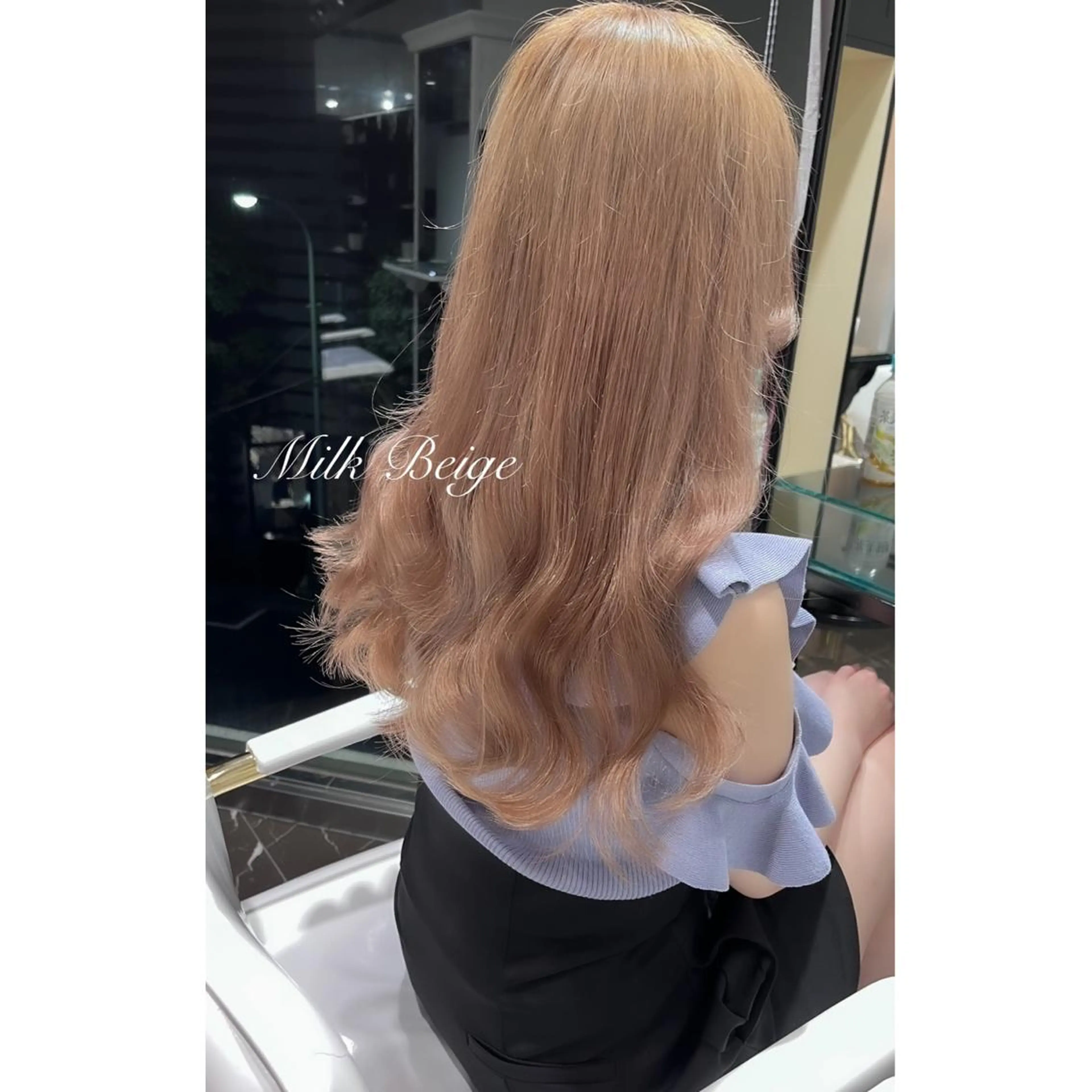 ロング カラー ブリーチ ヘアカラー miyu /トレンド カラー×艶髪のヘアスタイル