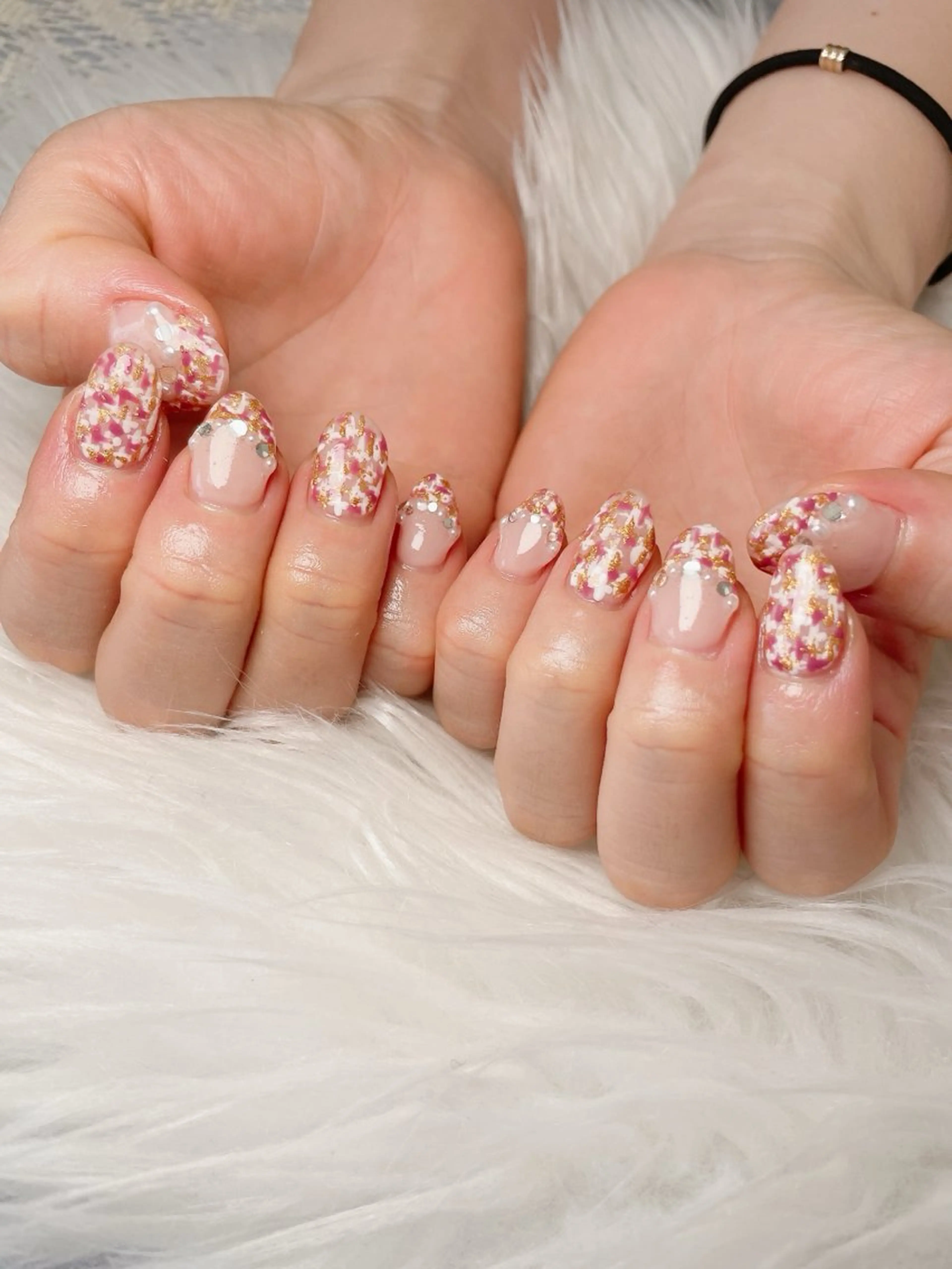 ネイル ツイードネイル nailsalon Rinのネイルデザイン