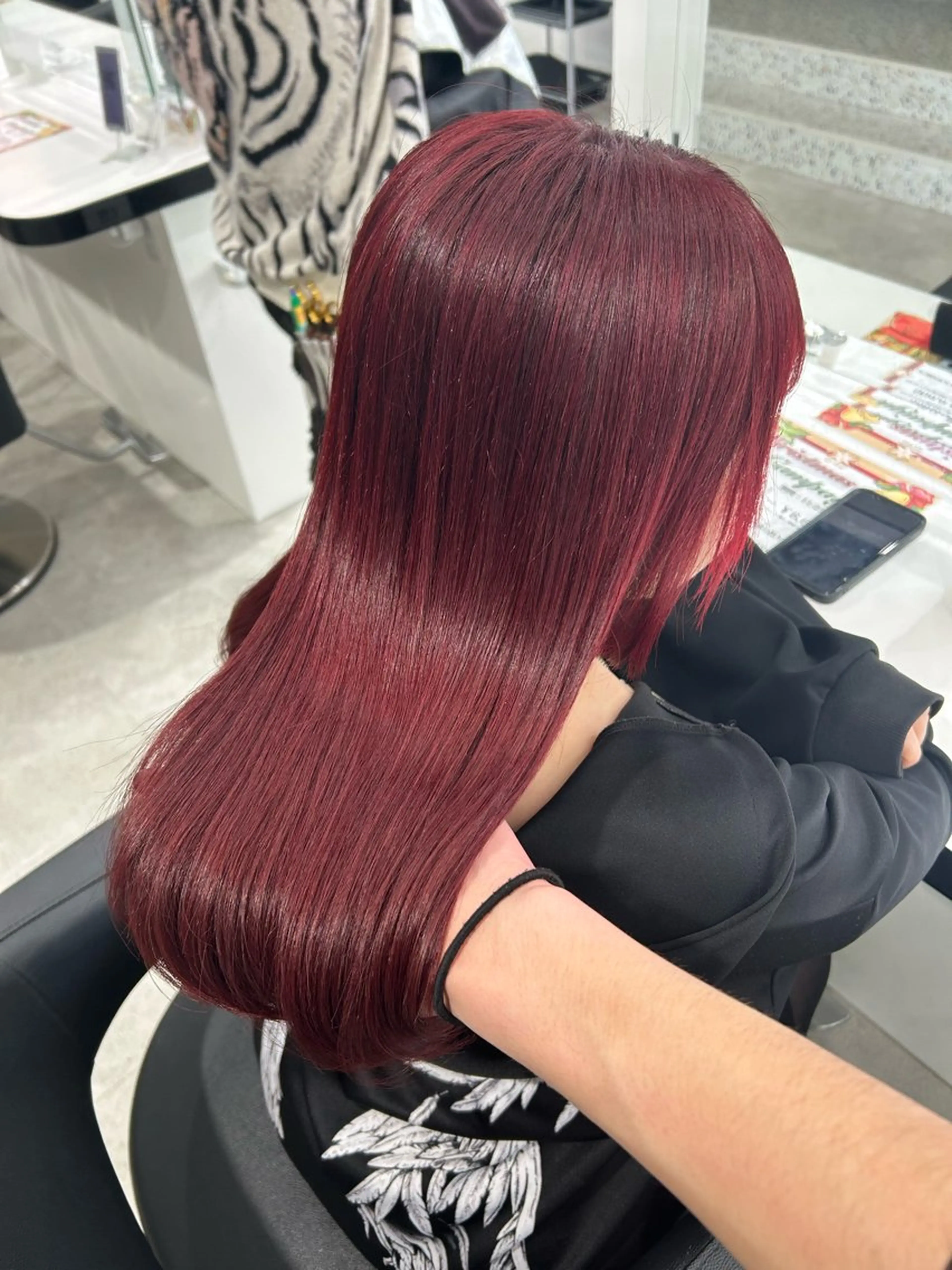 ロング カラー 履歴修正屋さん／ ブロンド／ホワイトのヘアスタイル