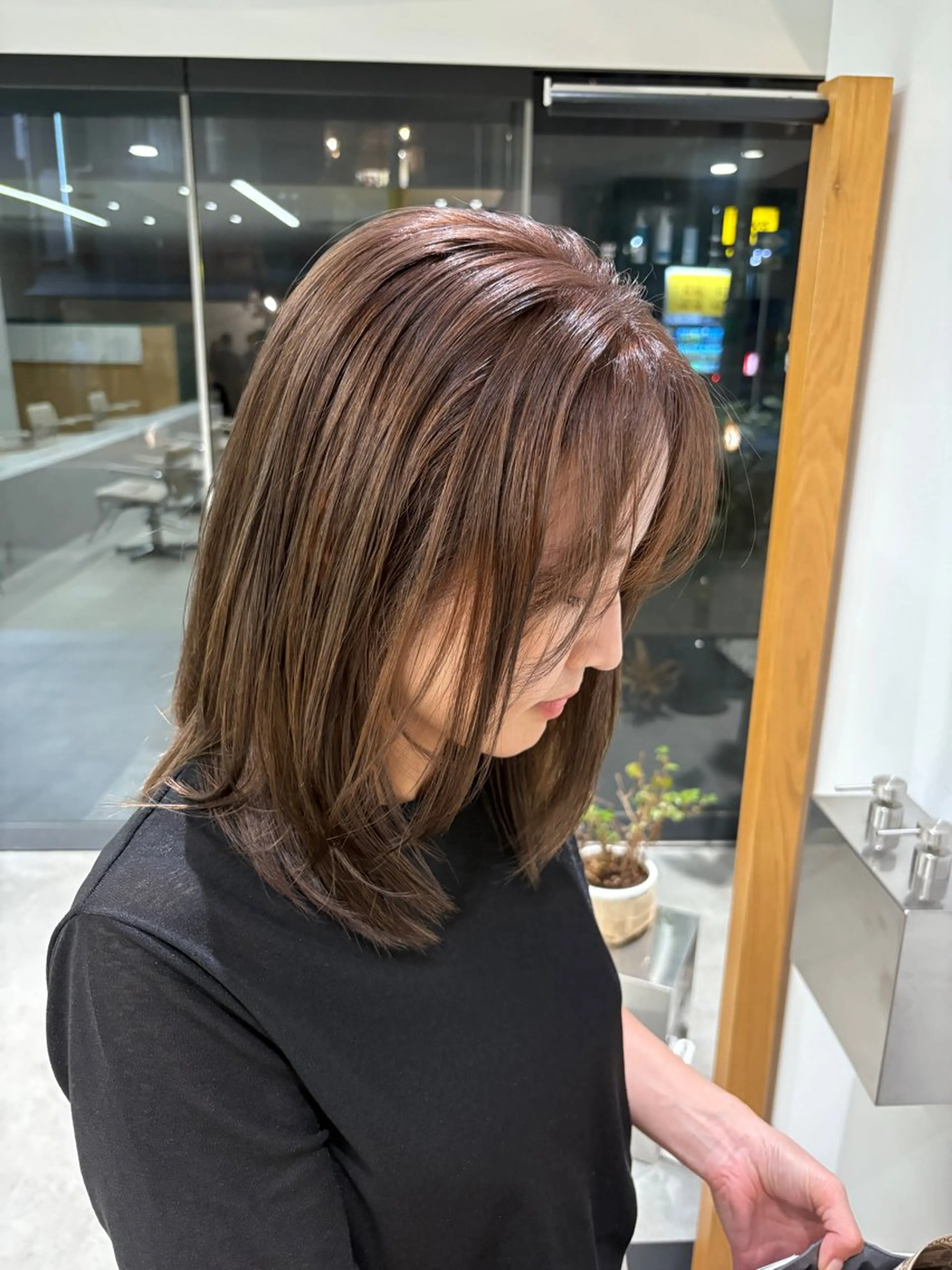 カラー ブリーチ 透明感カラー ブリーチなしカラー ヘアカラー hairsalon M所属・堀 愛希子のヘアスタイル