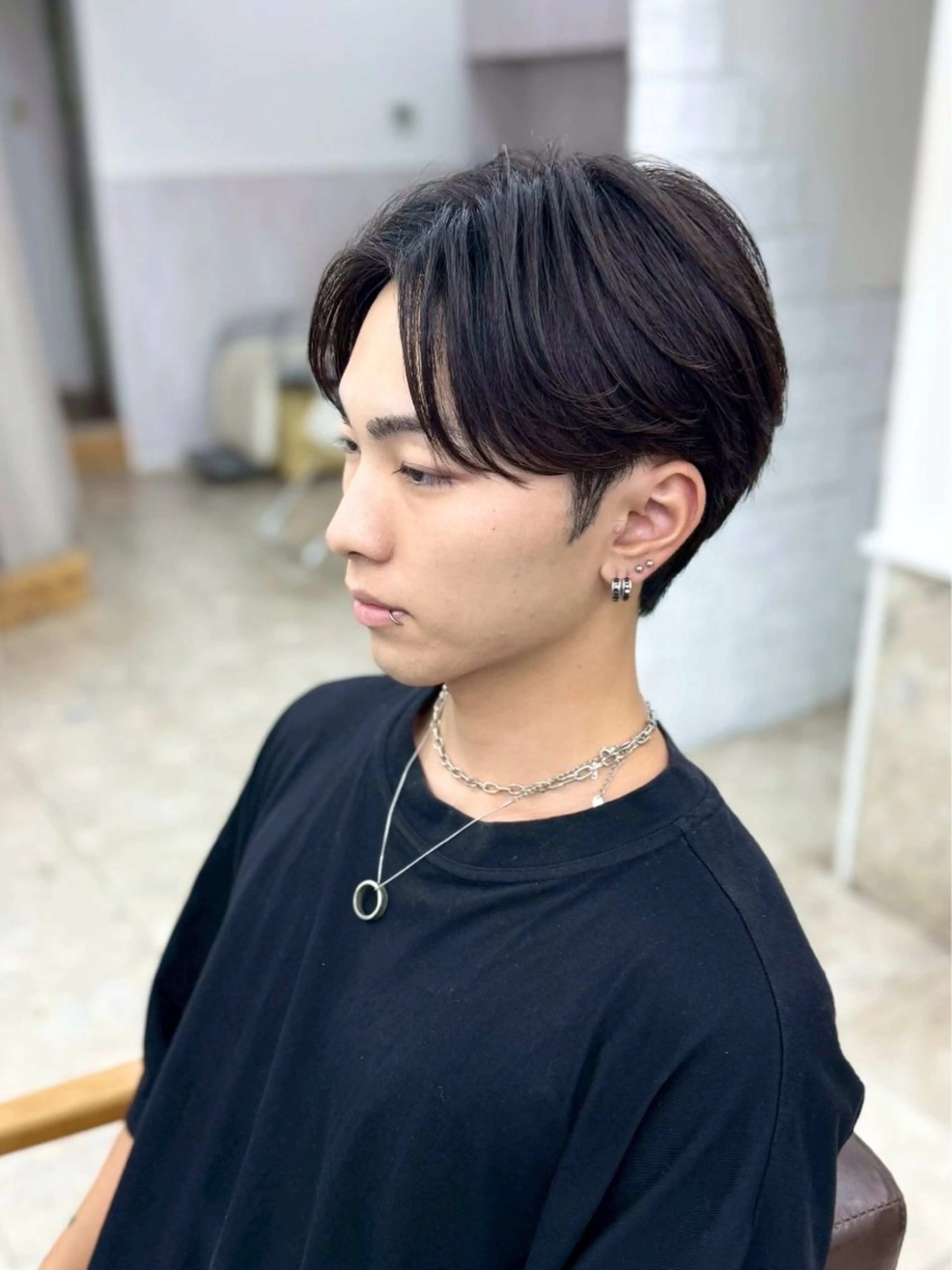 ⚡️期間限定⚡️メンズセンターパート➕シャンプーの写真