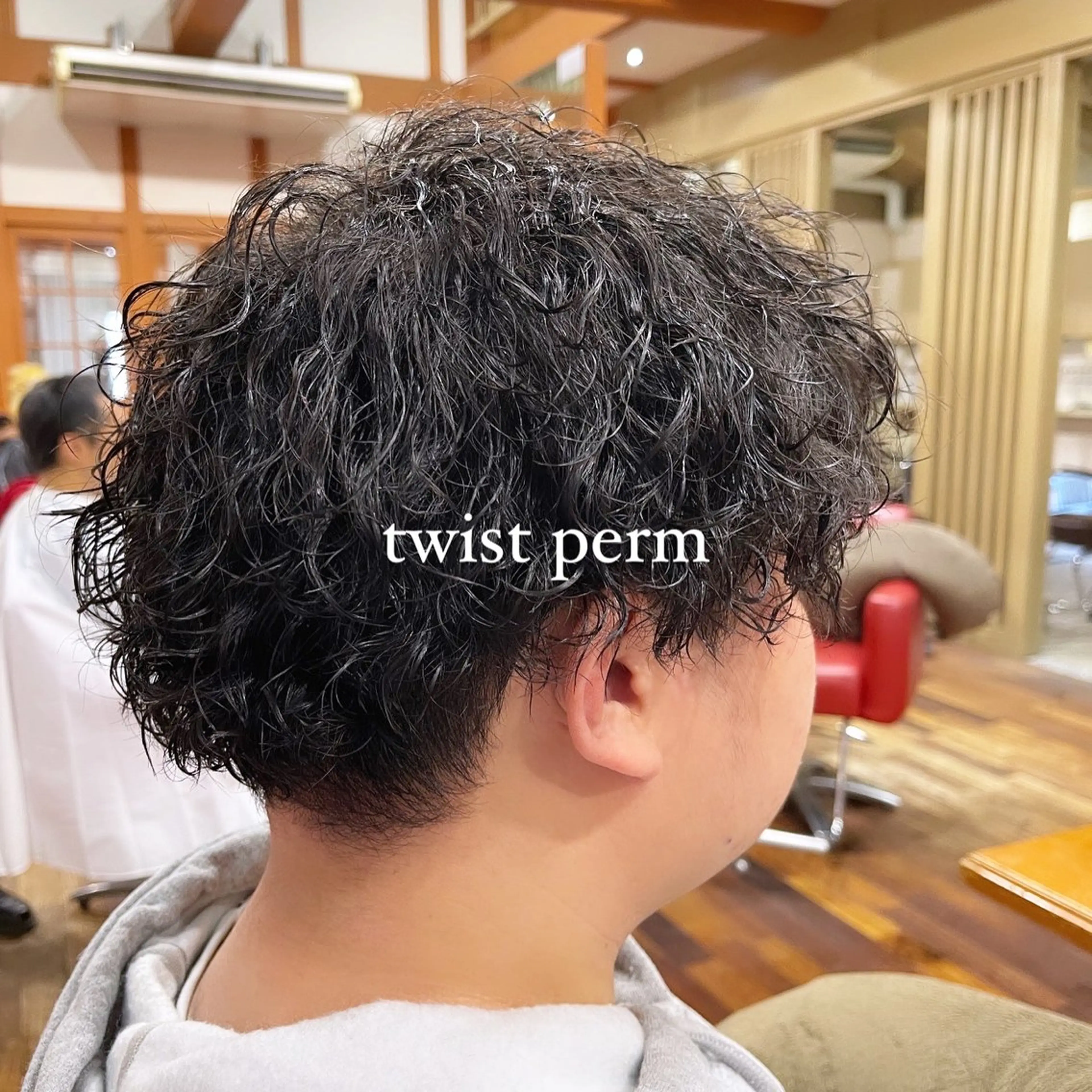 パーマ メンズ TJ天気予報 豊田 /松岡さくらのヘアスタイル