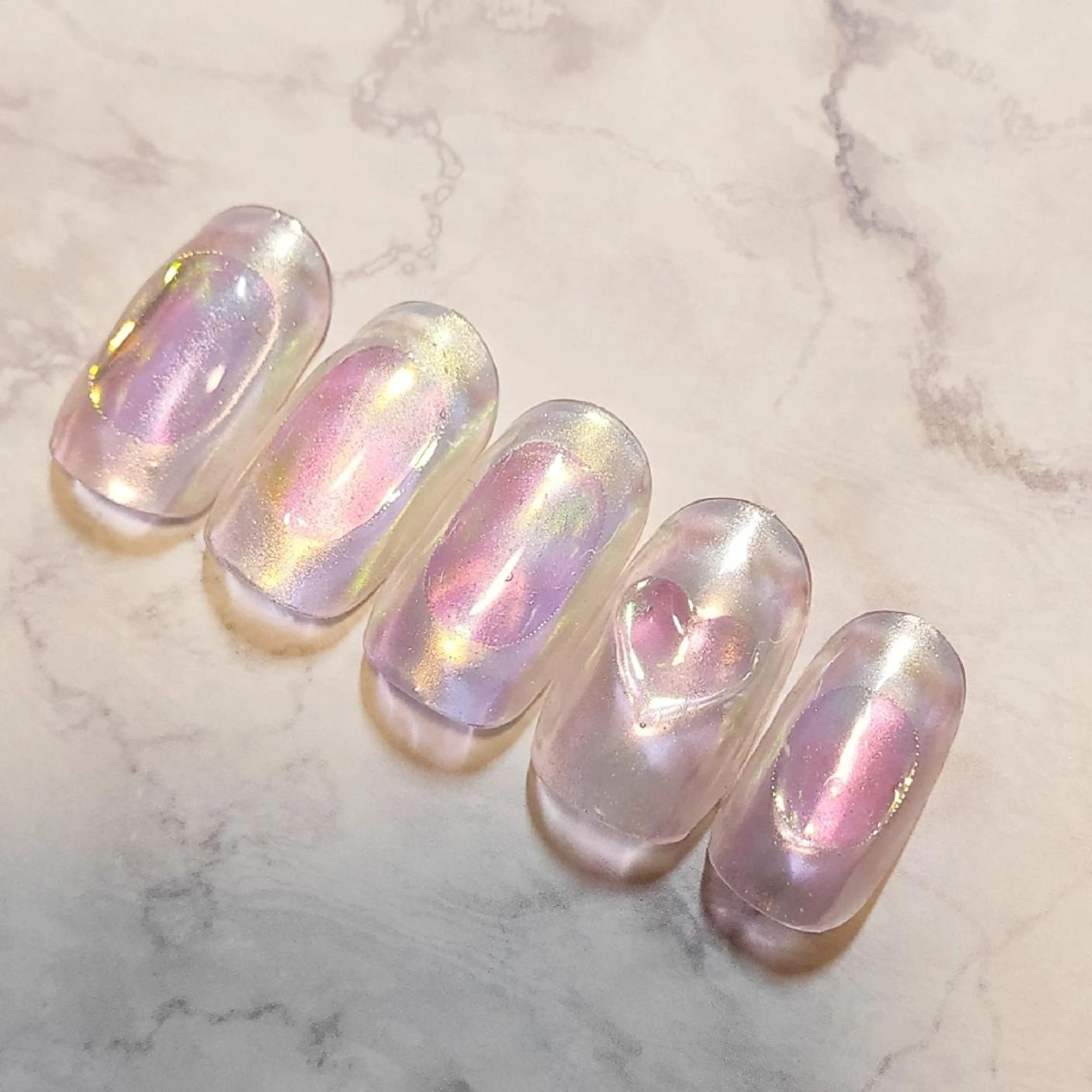 ネイル ハート 氷ネイル・うるうるネイル private nailsalonのネイルデザイン