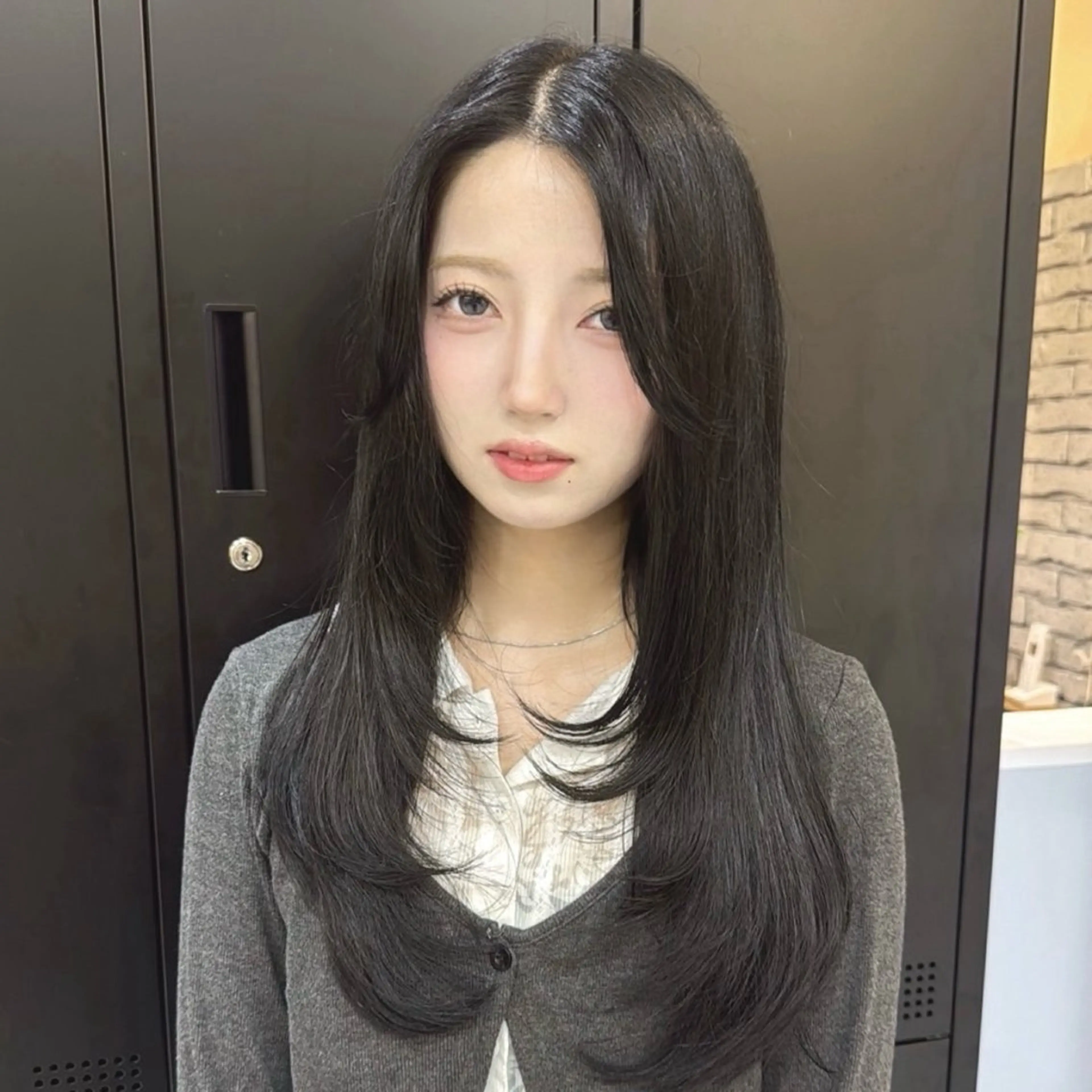 ロング カット トリートメント レイヤー/顔周り 透明感カラー🥂のヘアスタイル