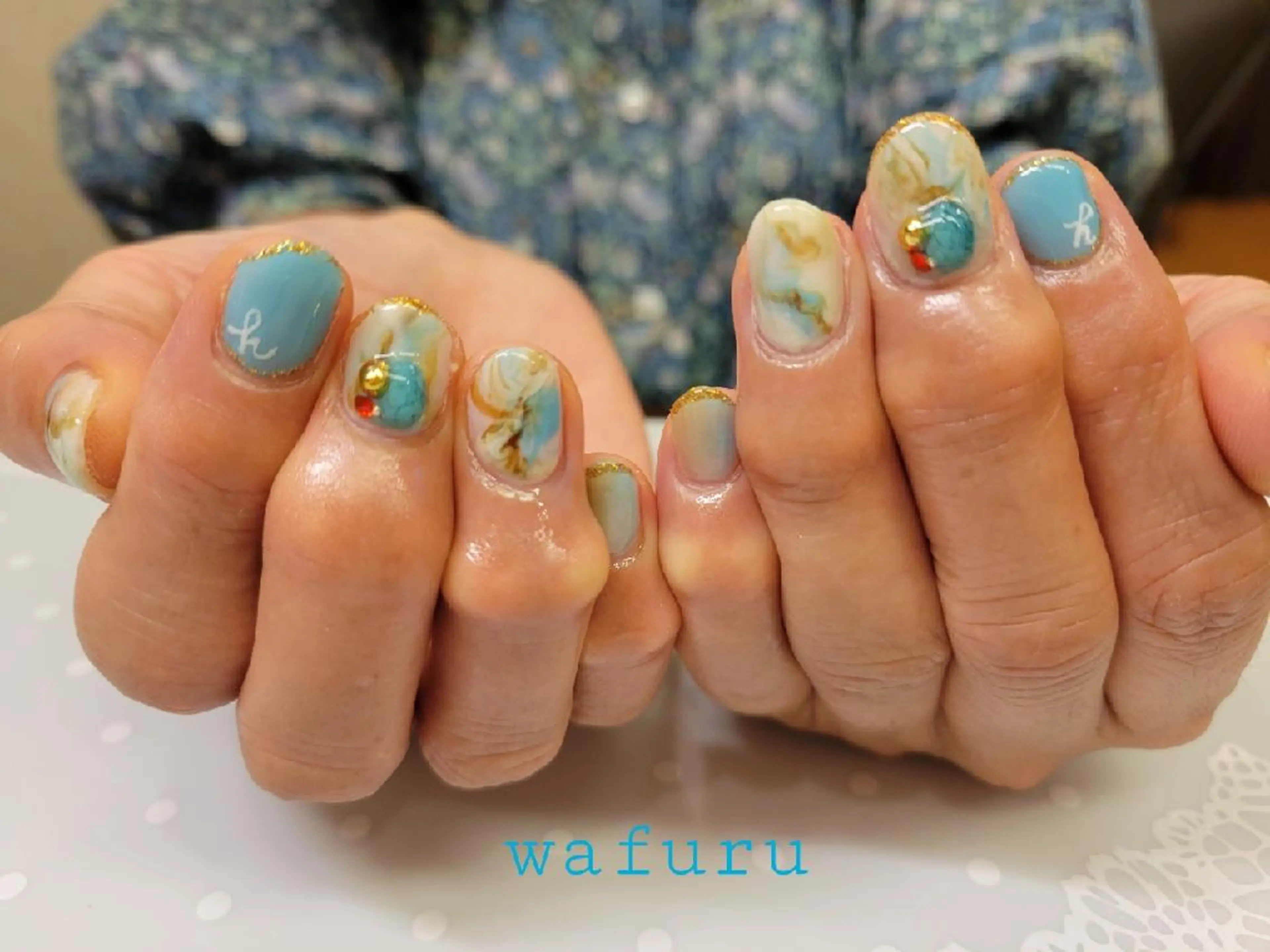 ネイル 和風流 wafuruのネイルデザイン