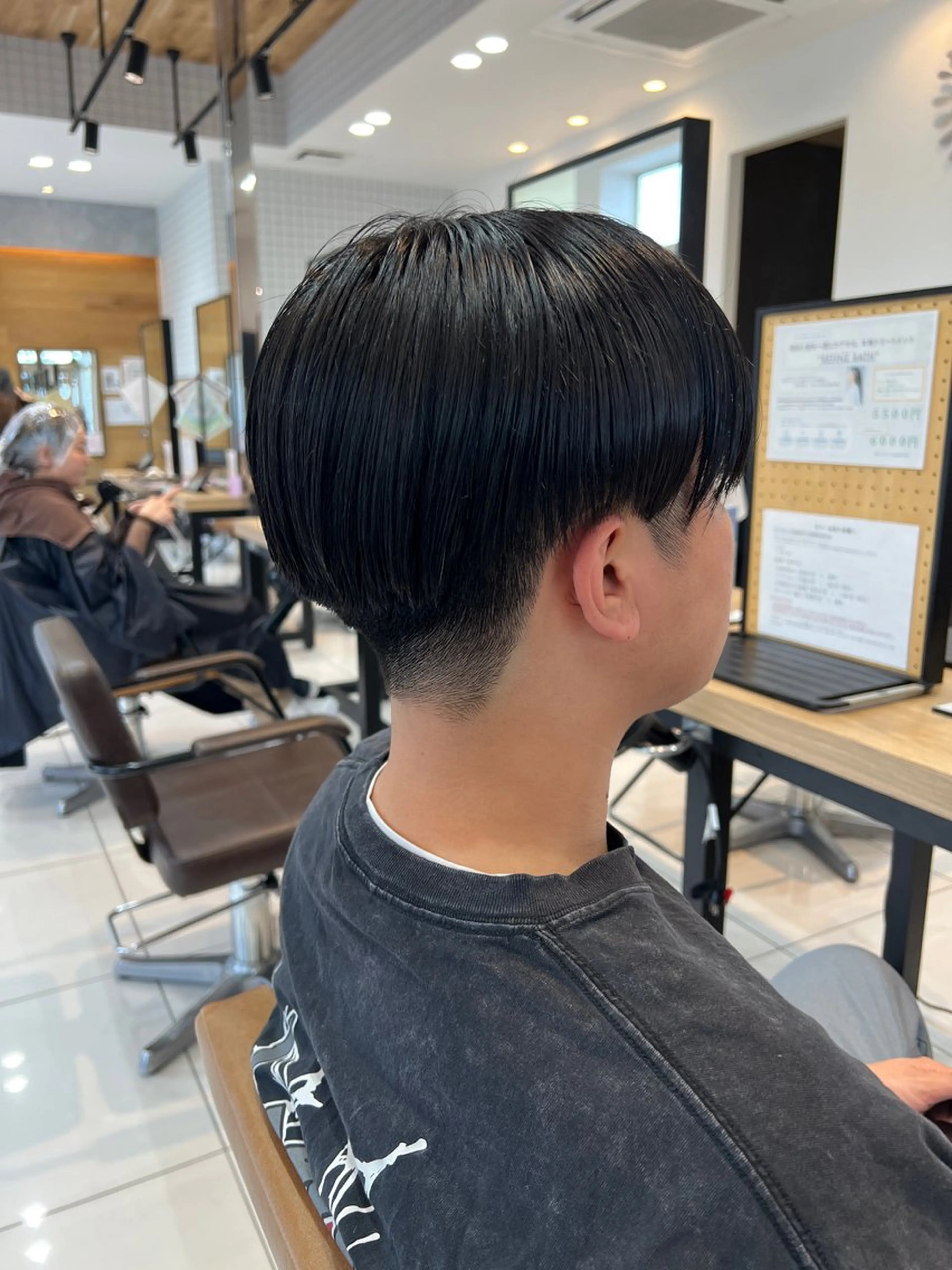 ショート メンズ 石川 蓮汰朗のヘアスタイル