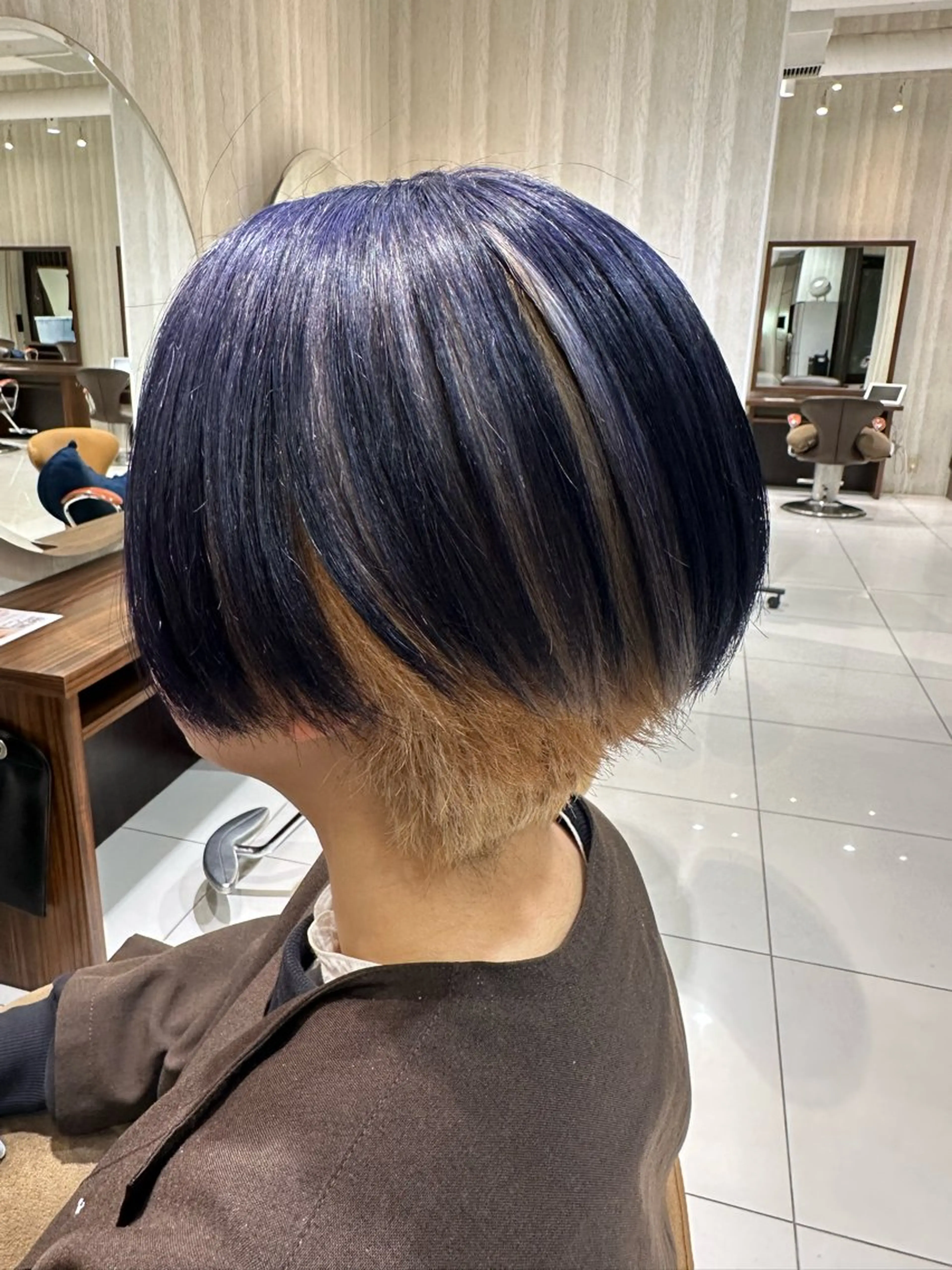 カット+ダブルブリーチ+オンカラー(tr込み)🍇の写真