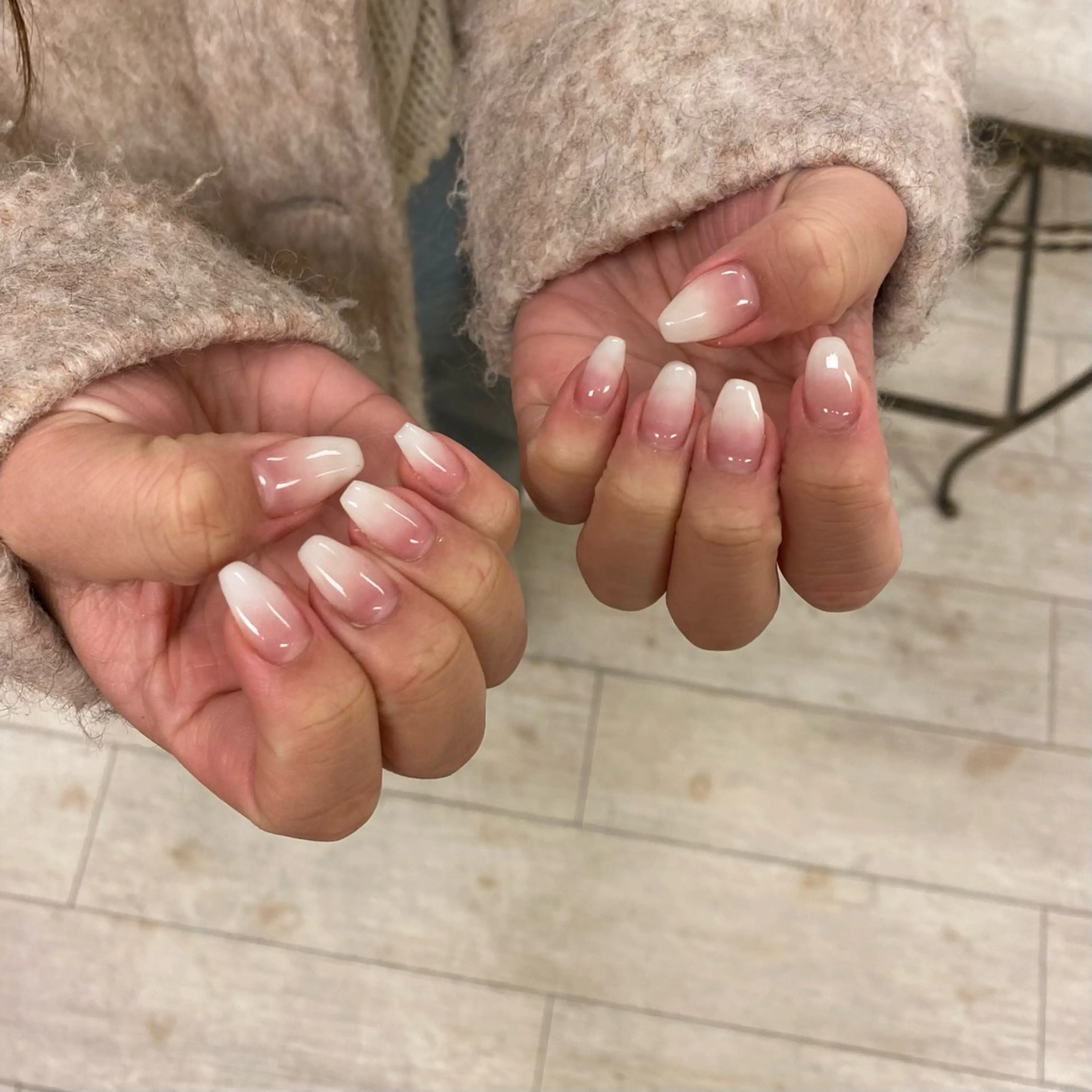 ネイル グラデーション ハンドネイル SAKURA 中島のネイルデザイン