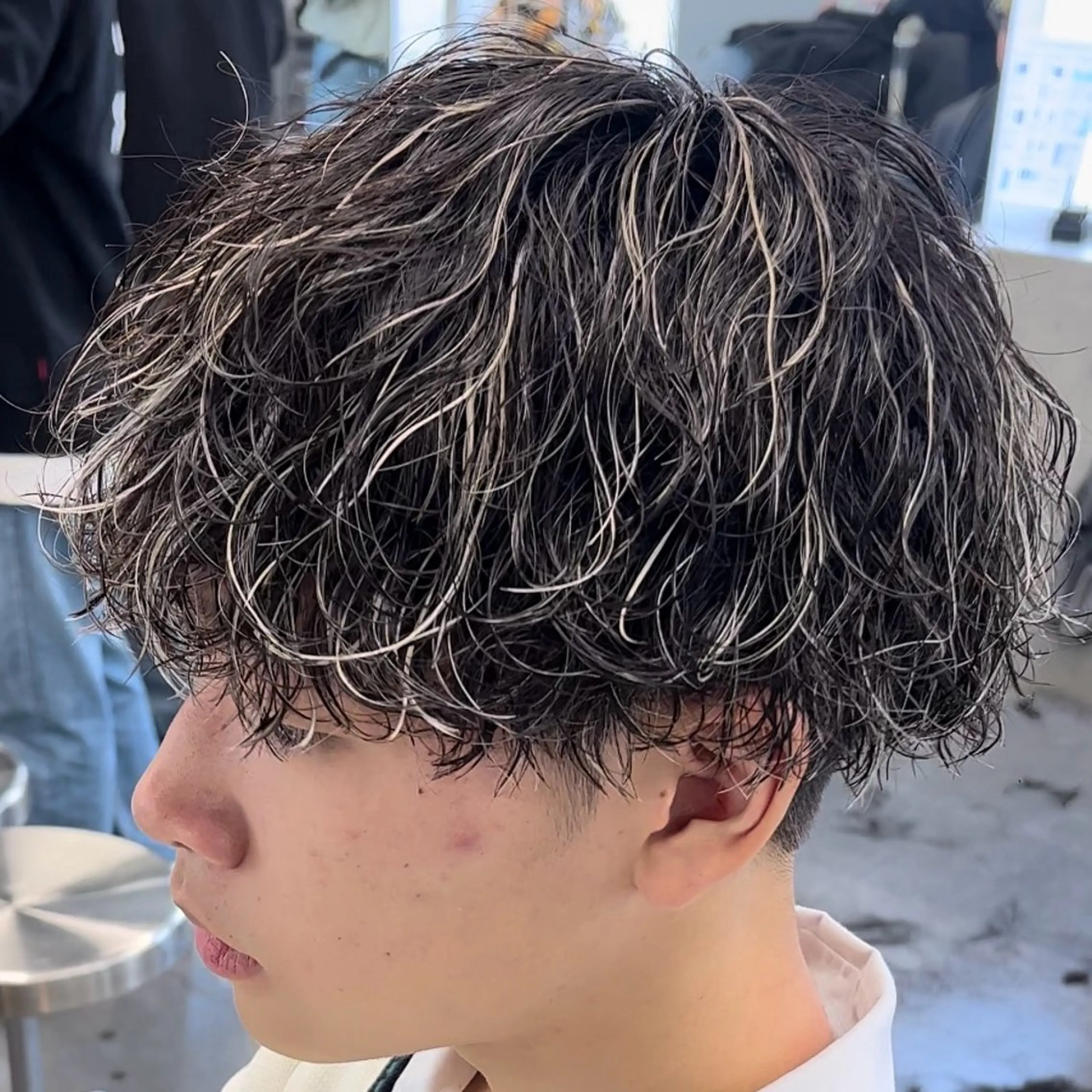 ミディアム カラー ヘアアレンジ メンズ fifth 石川 凪のヘアスタイル