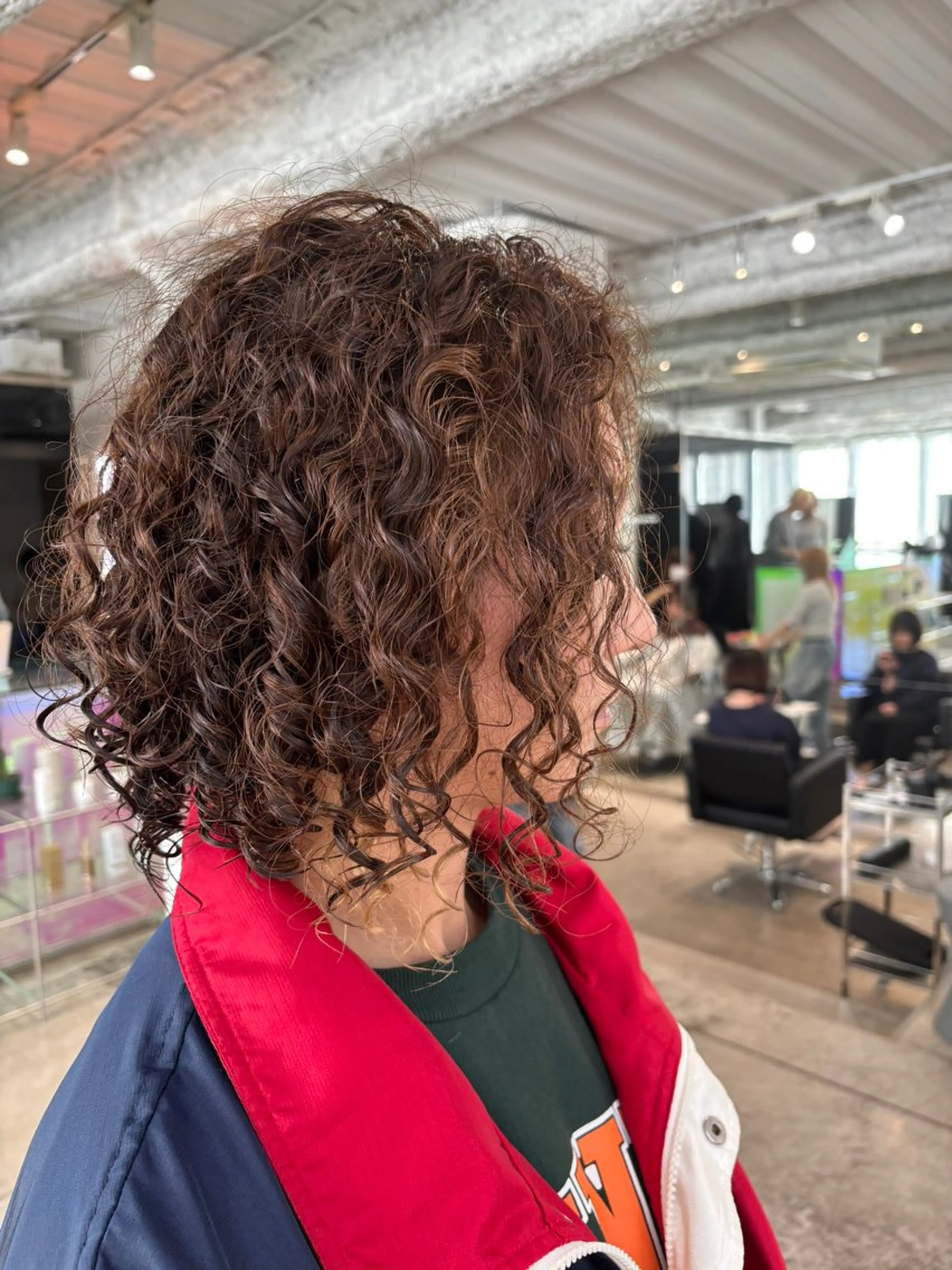 ミディアム パーマ カット パーマ トリートメント ANY/須田麻人 /パーマスタイルのヘアスタイル