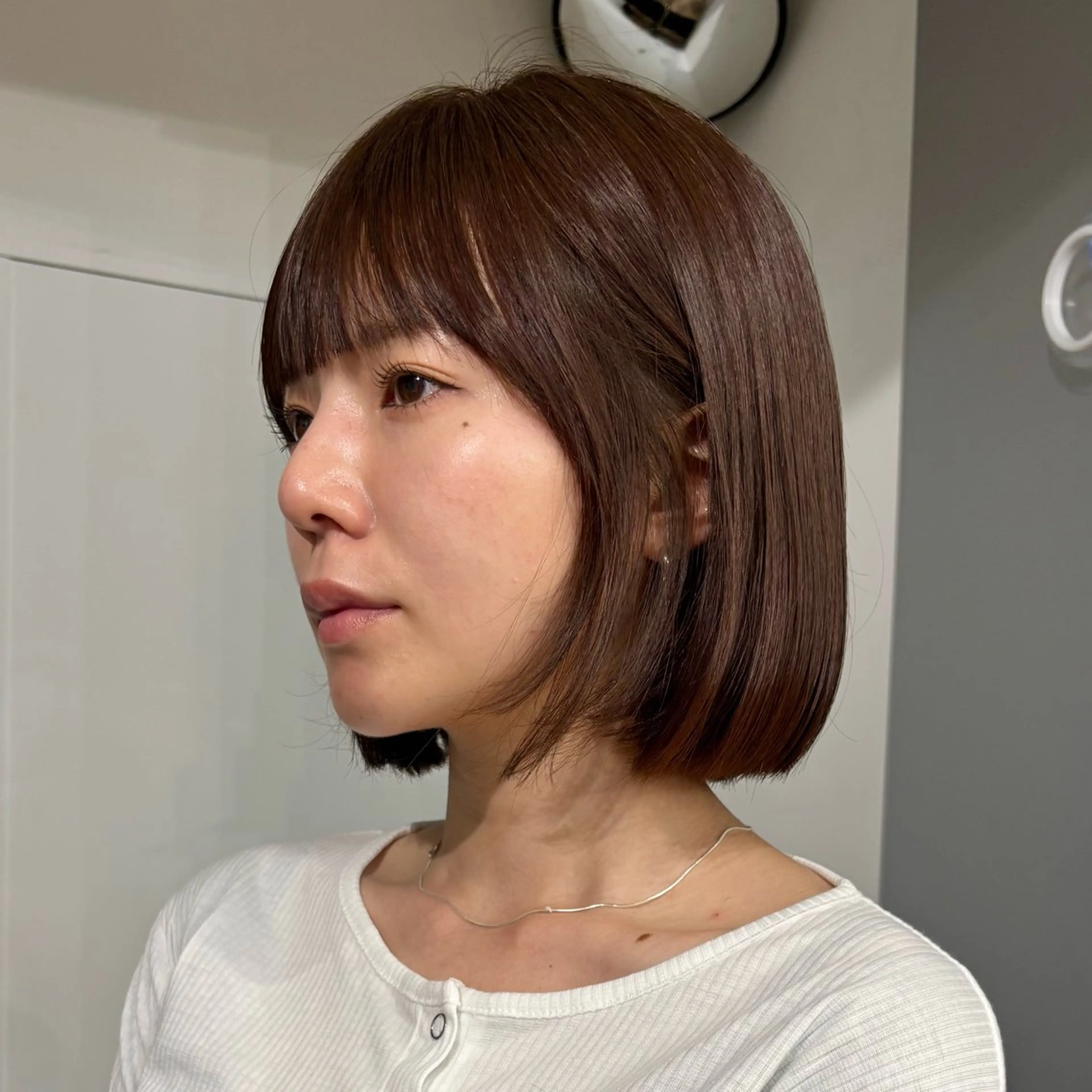 ショート カラー ブリーチ ブラウンカラー ダブルカラー ヘーゼル ブリーチなしカラー 🎀ブリーチカラー/ Kano🎀のヘアスタイル