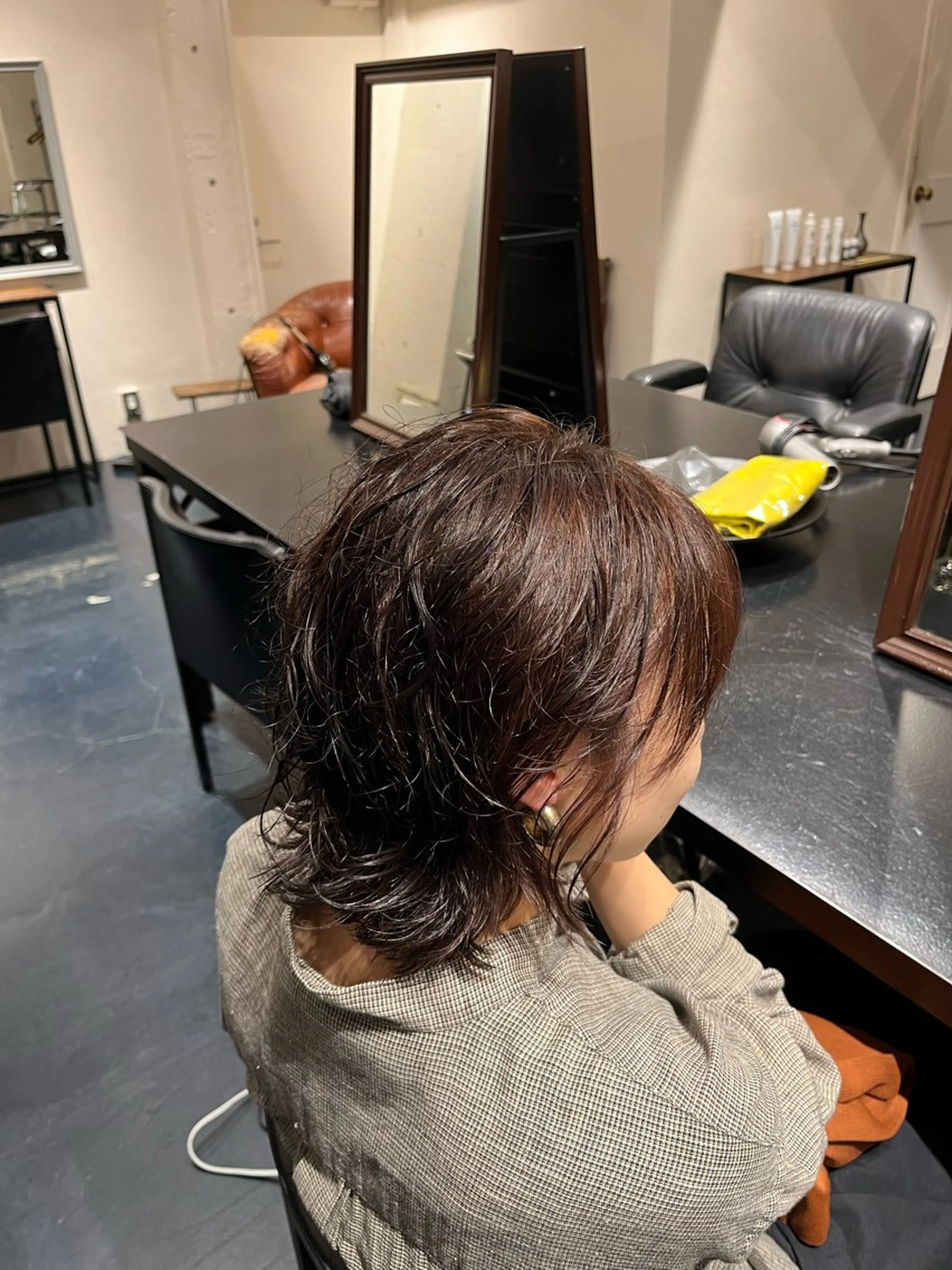 ミディアム カラー 【パーマモデル募集】 武田 好誠のヘアスタイル