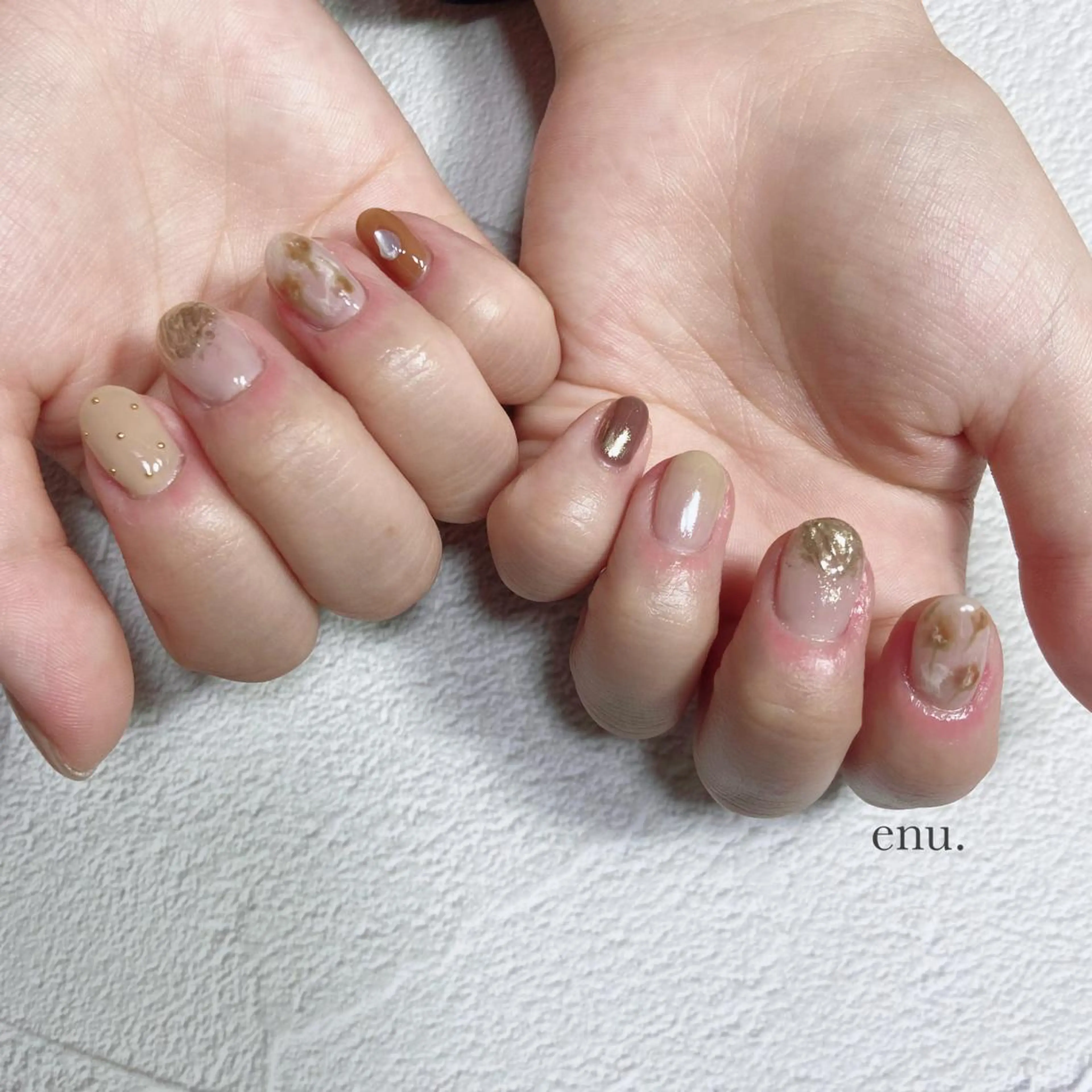 ネイル ハンドネイル enu. nanakoのネイルデザイン
