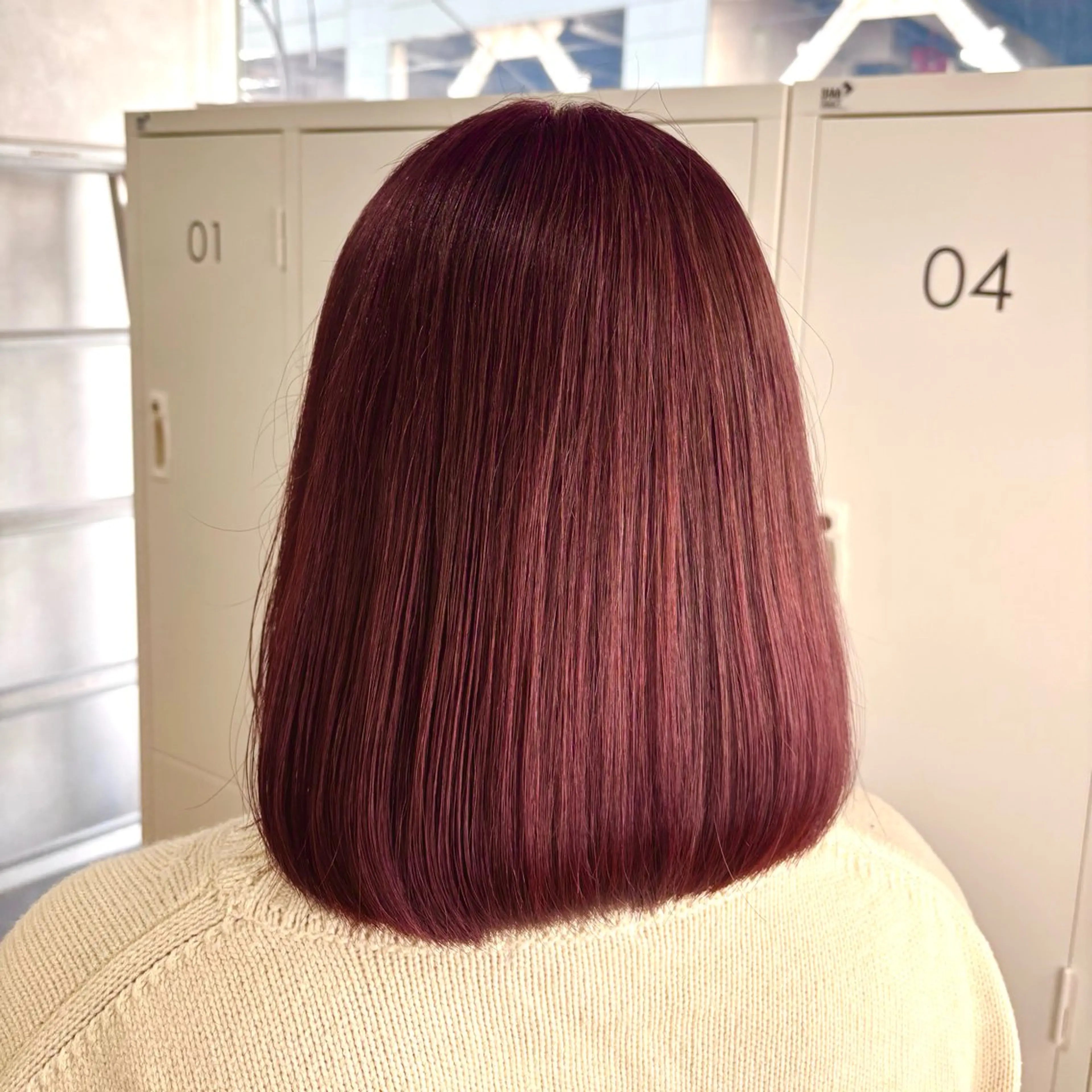 カラー ピンクカラー チサト🍨/仙台 /縮毛矯正🪄🫧のヘアスタイル