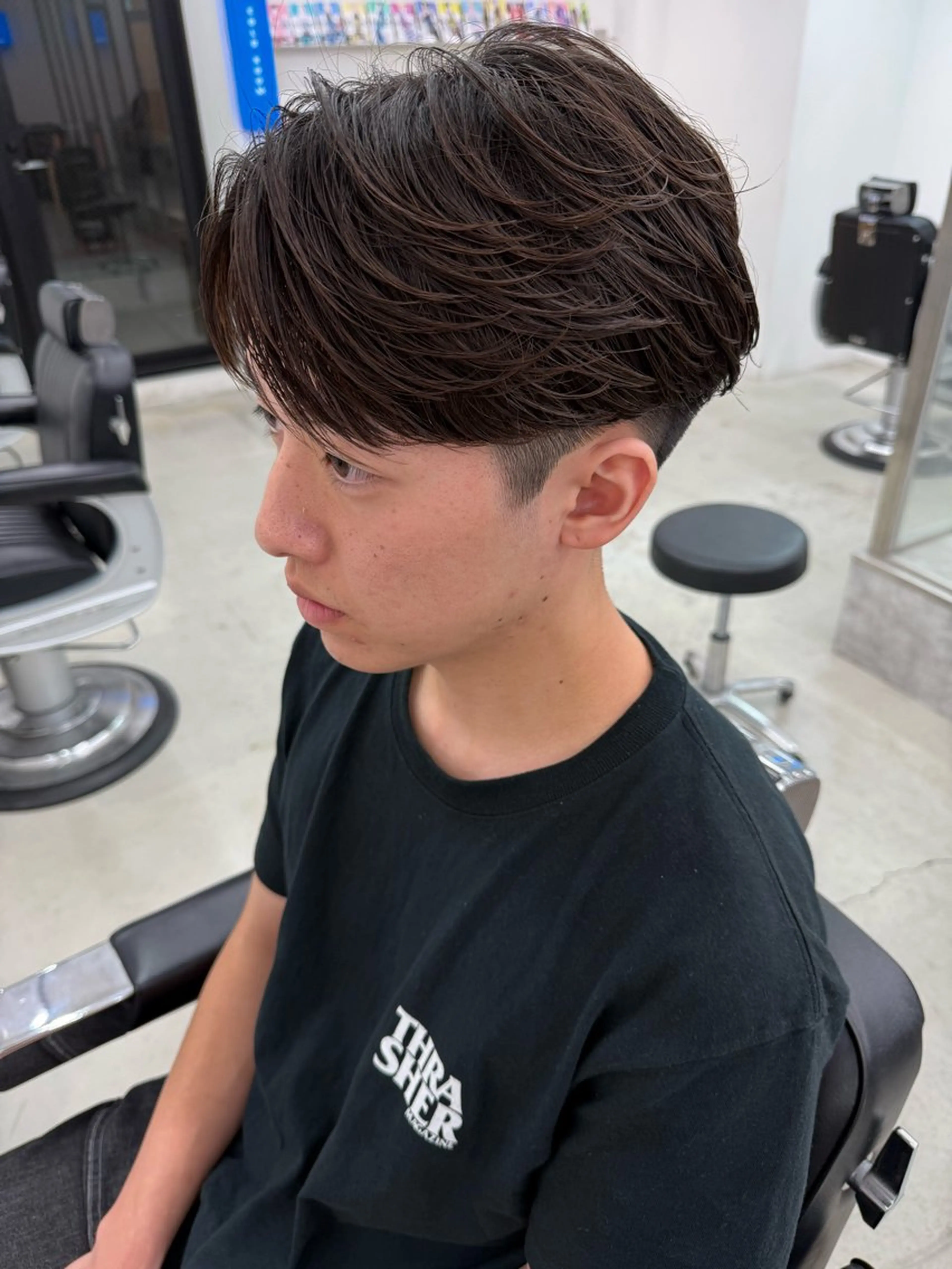 ショート パーマ メンズ カット パーマ トリートメント 亀井隆汰/メンズ専門 パーマ特化美容師のヘアスタイル
